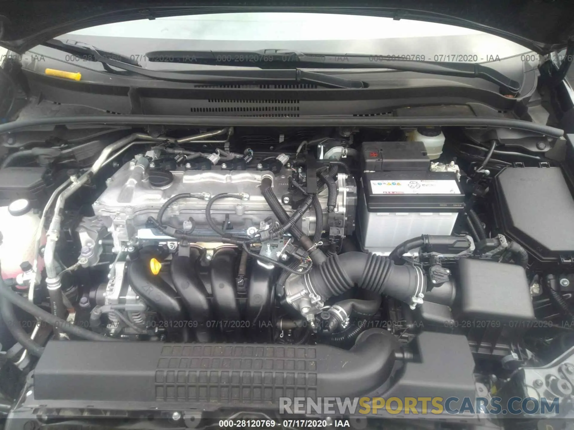 10 fotografías del automóvil dañado JTDEPRAE8LJ053477 TOYOTA COROLLA 2020