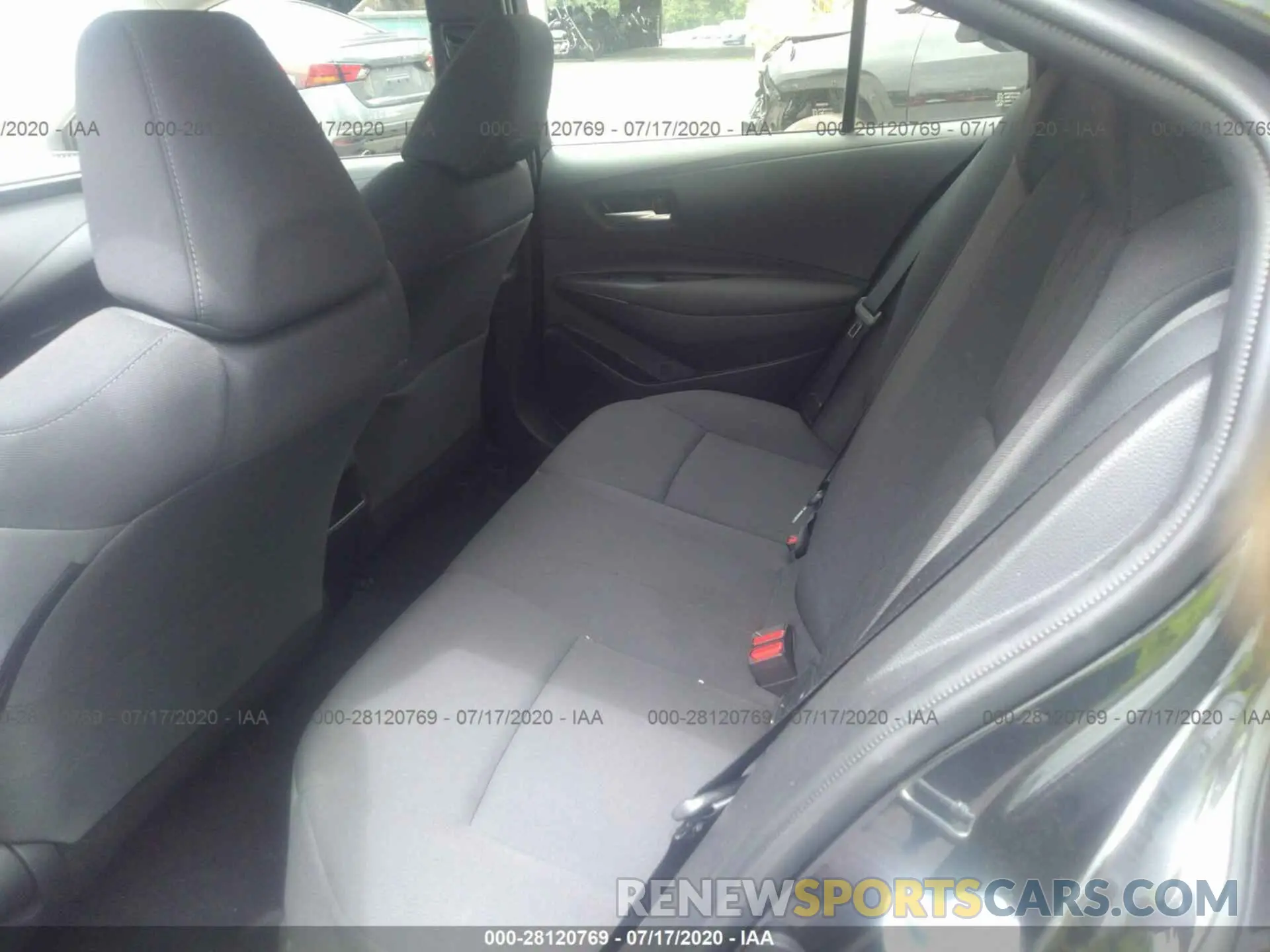 8 fotografías del automóvil dañado JTDEPRAE8LJ053477 TOYOTA COROLLA 2020