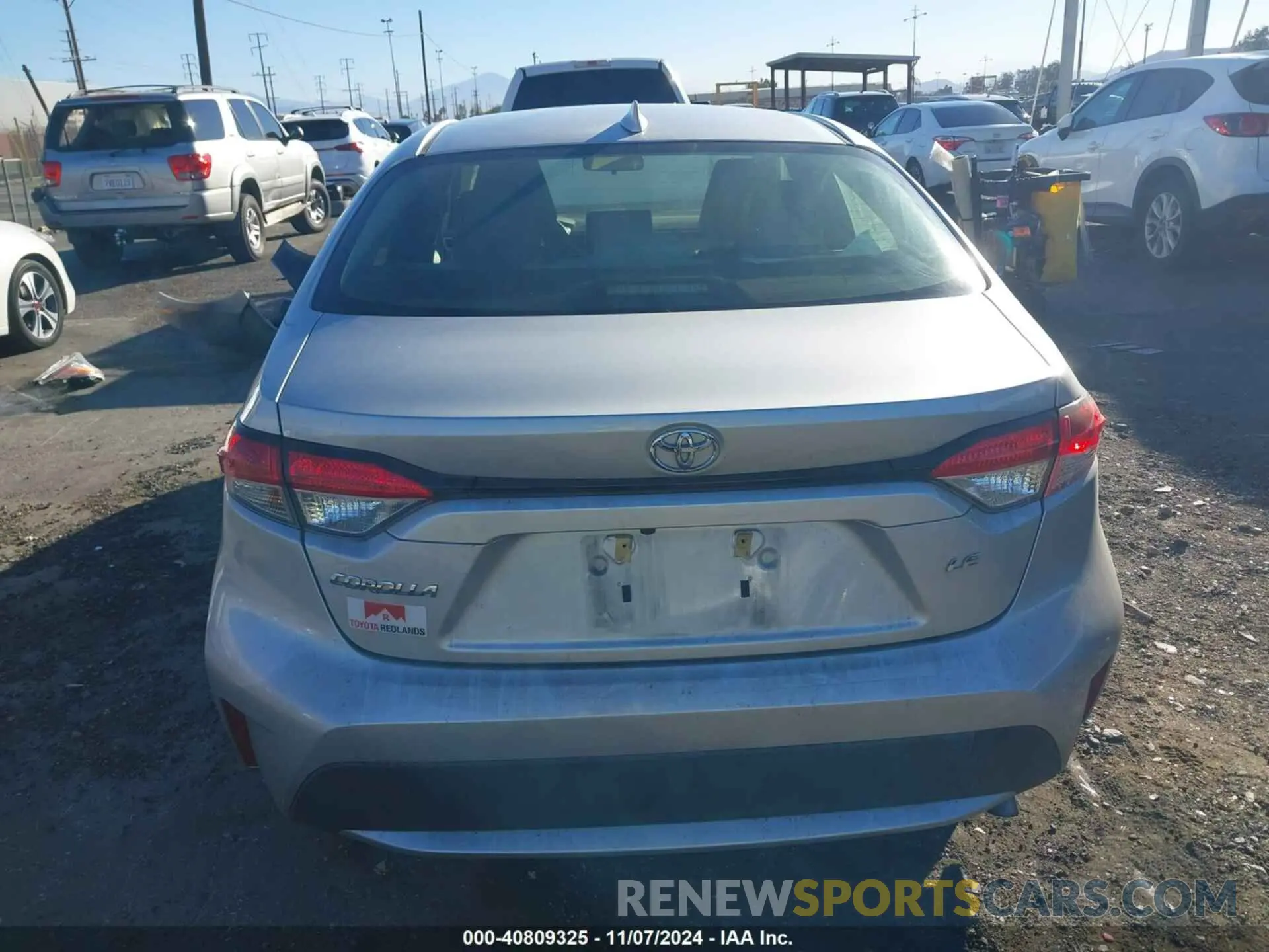 17 fotografías del automóvil dañado JTDEPRAE8LJ059196 TOYOTA COROLLA 2020