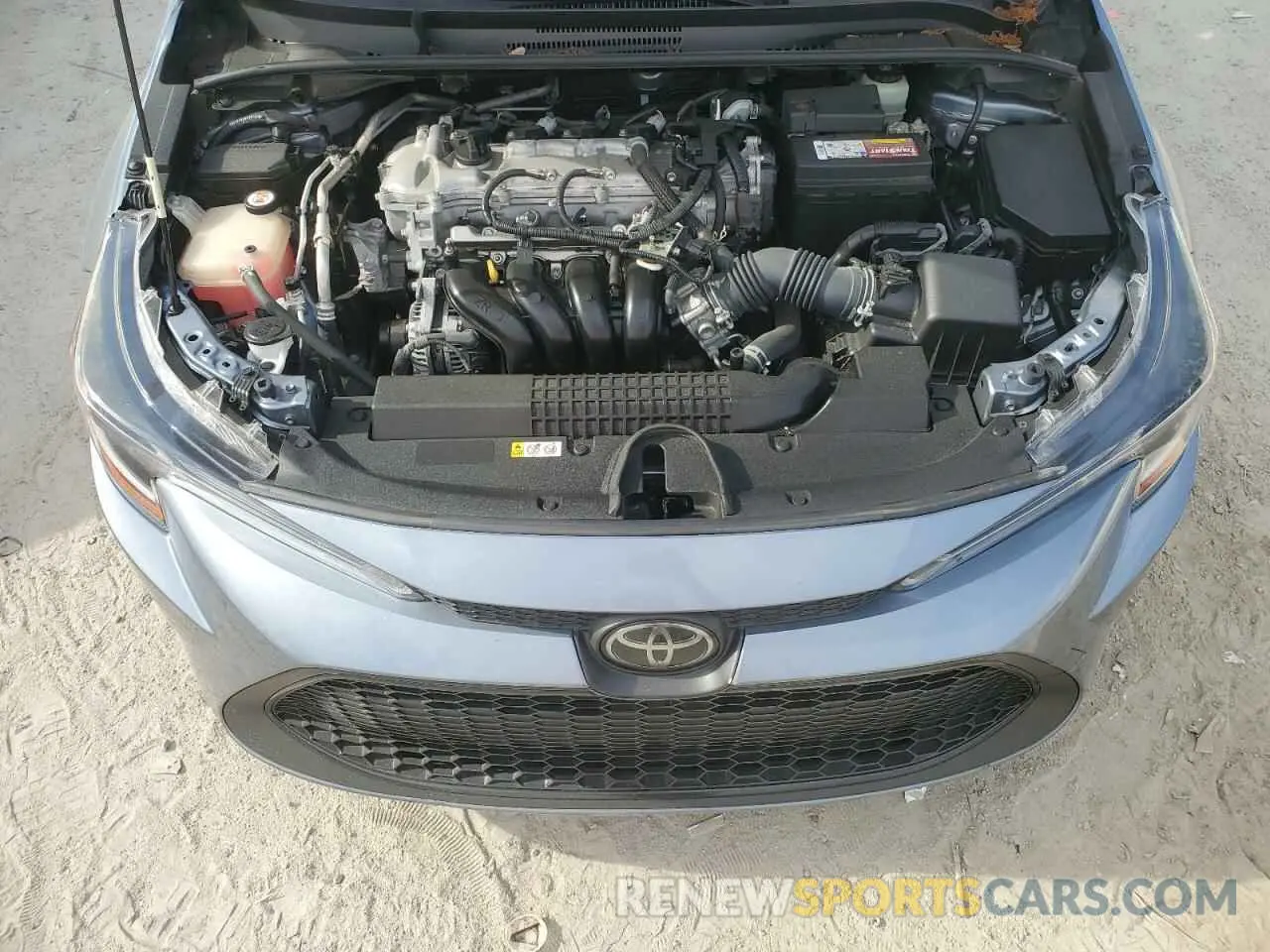 11 fotografías del automóvil dañado JTDEPRAE8LJ063426 TOYOTA COROLLA 2020