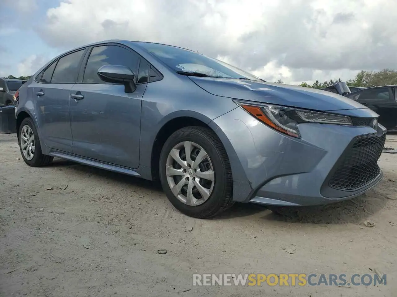 4 fotografías del automóvil dañado JTDEPRAE8LJ063426 TOYOTA COROLLA 2020