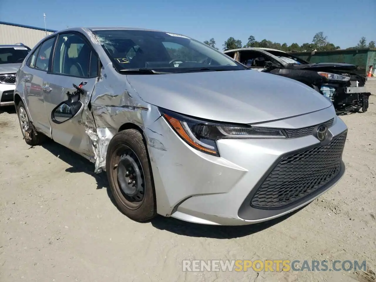 1 fotografías del automóvil dañado JTDEPRAE8LJ067783 TOYOTA COROLLA 2020