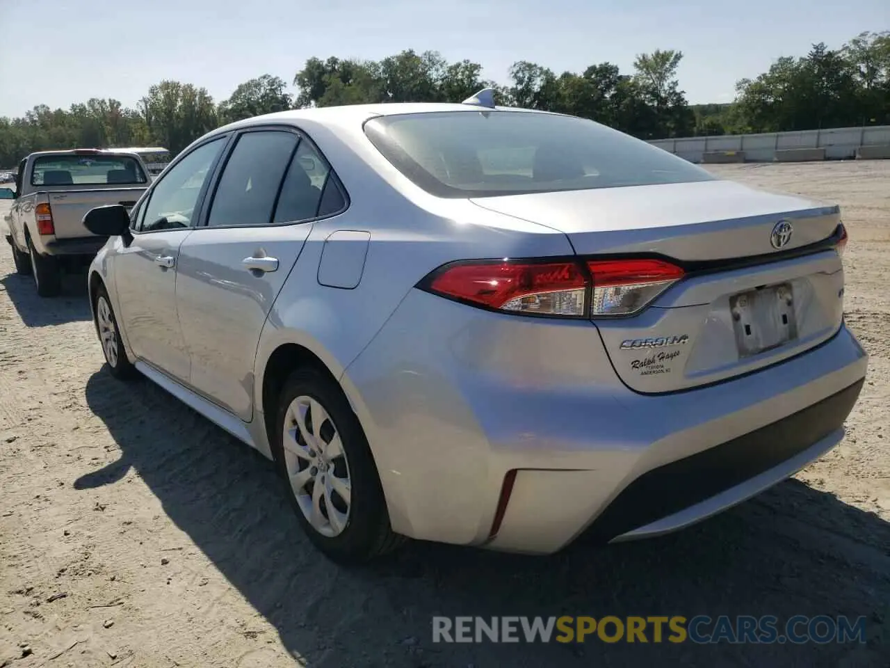 3 fotografías del automóvil dañado JTDEPRAE8LJ067783 TOYOTA COROLLA 2020