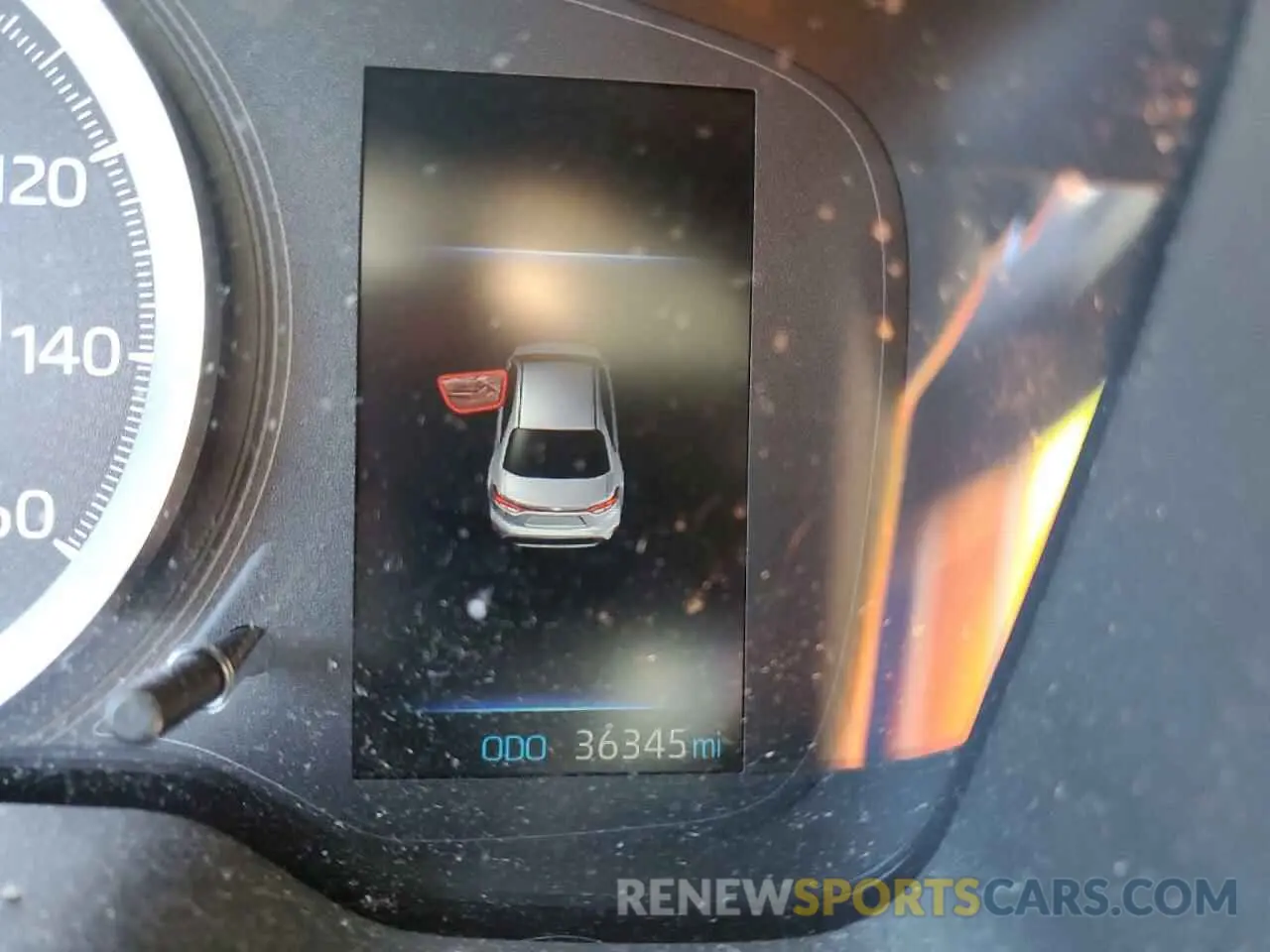 8 fotografías del automóvil dañado JTDEPRAE8LJ067783 TOYOTA COROLLA 2020
