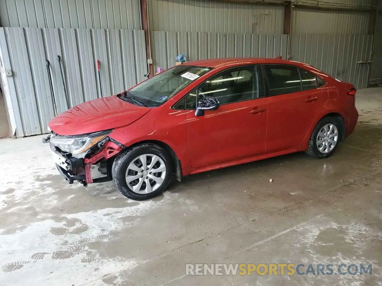 1 fotografías del automóvil dañado JTDEPRAE8LJ088004 TOYOTA COROLLA 2020
