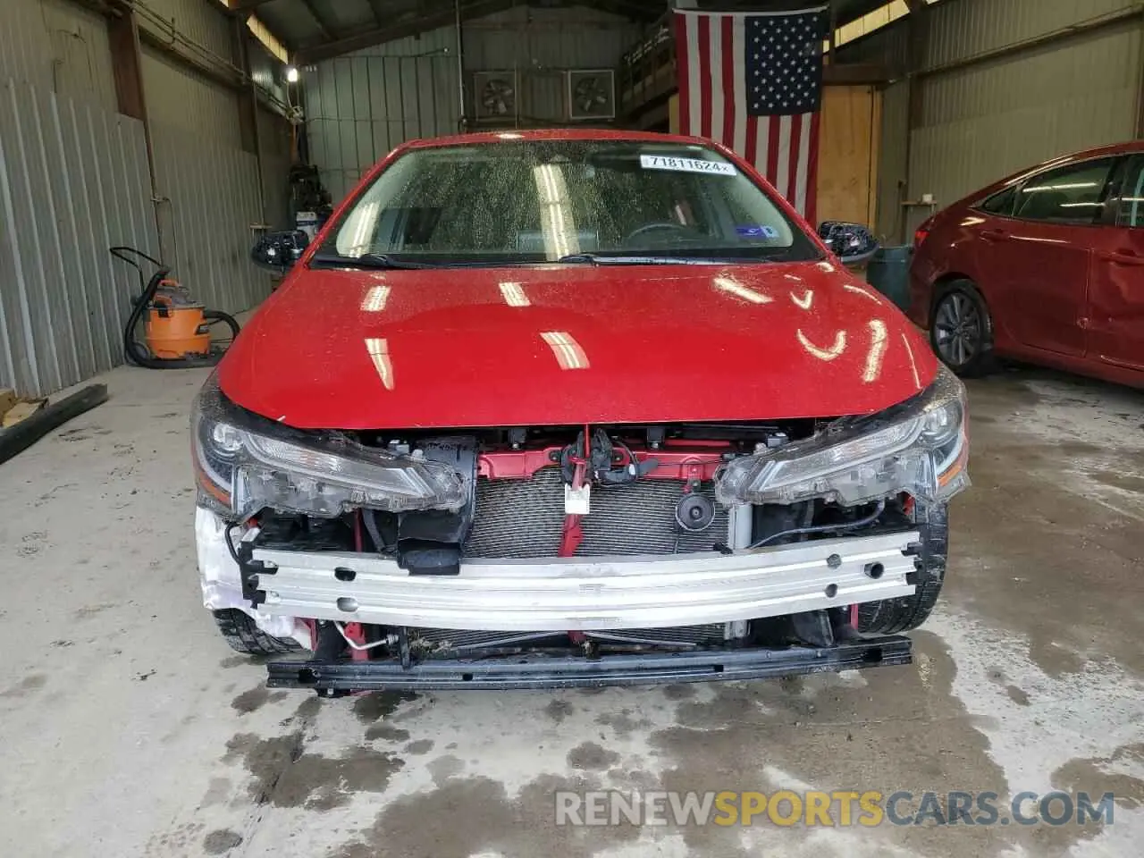 5 fotografías del automóvil dañado JTDEPRAE8LJ088004 TOYOTA COROLLA 2020