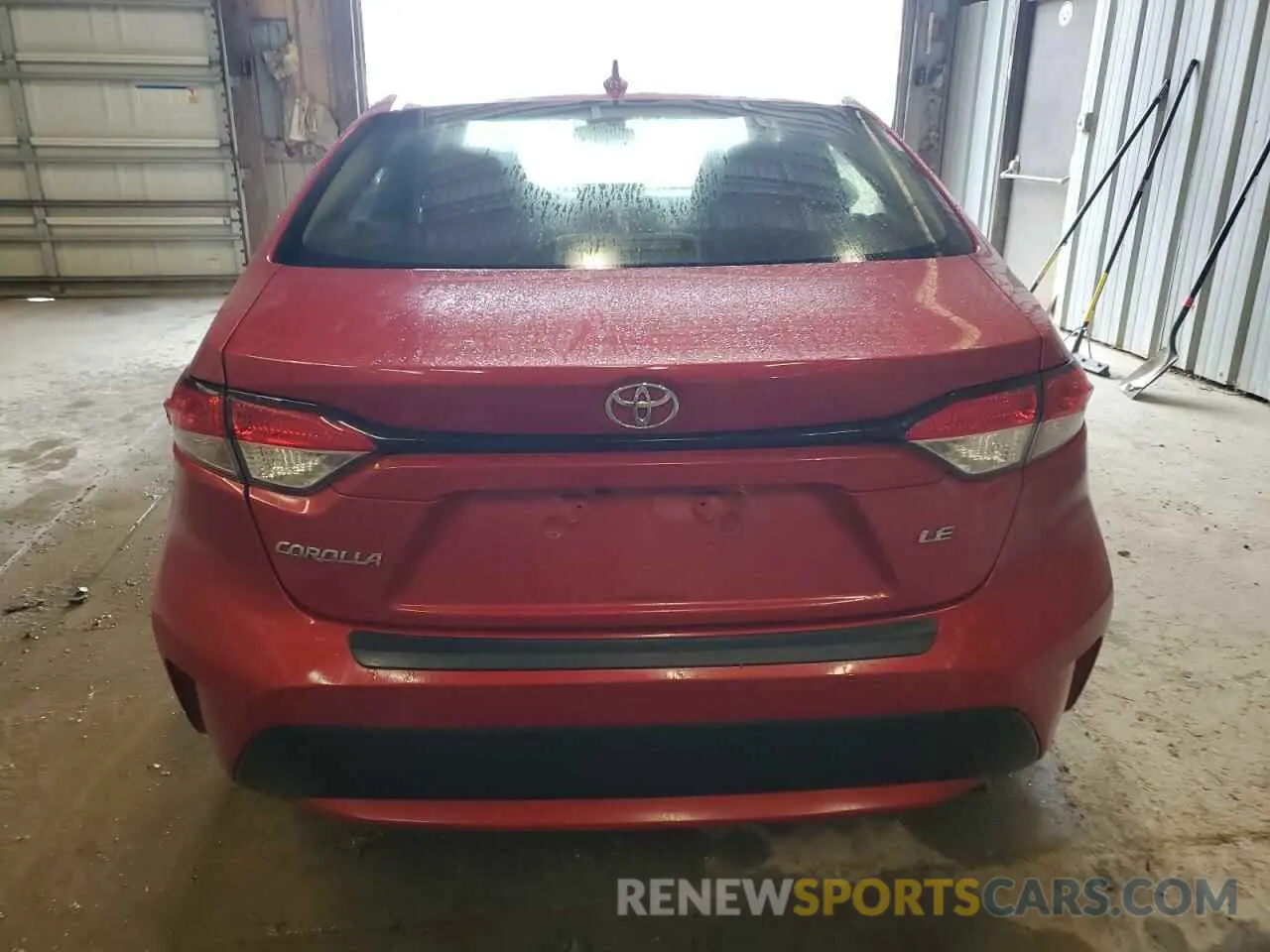 6 fotografías del automóvil dañado JTDEPRAE8LJ088004 TOYOTA COROLLA 2020