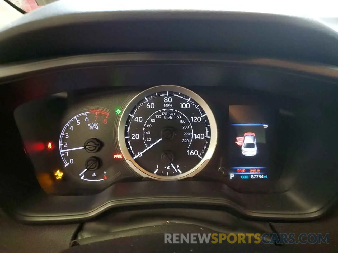 9 fotografías del automóvil dañado JTDEPRAE8LJ088004 TOYOTA COROLLA 2020
