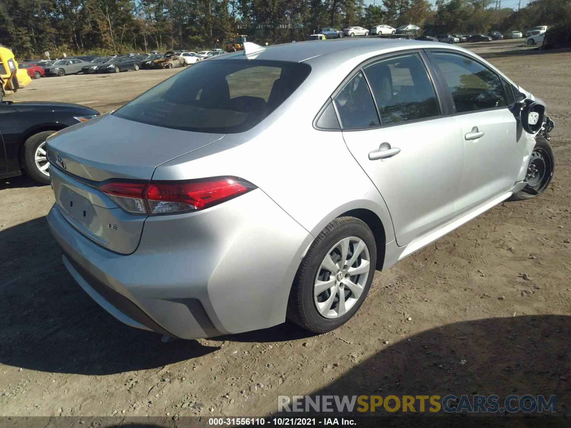 4 fotografías del automóvil dañado JTDEPRAE8LJ088570 TOYOTA COROLLA 2020