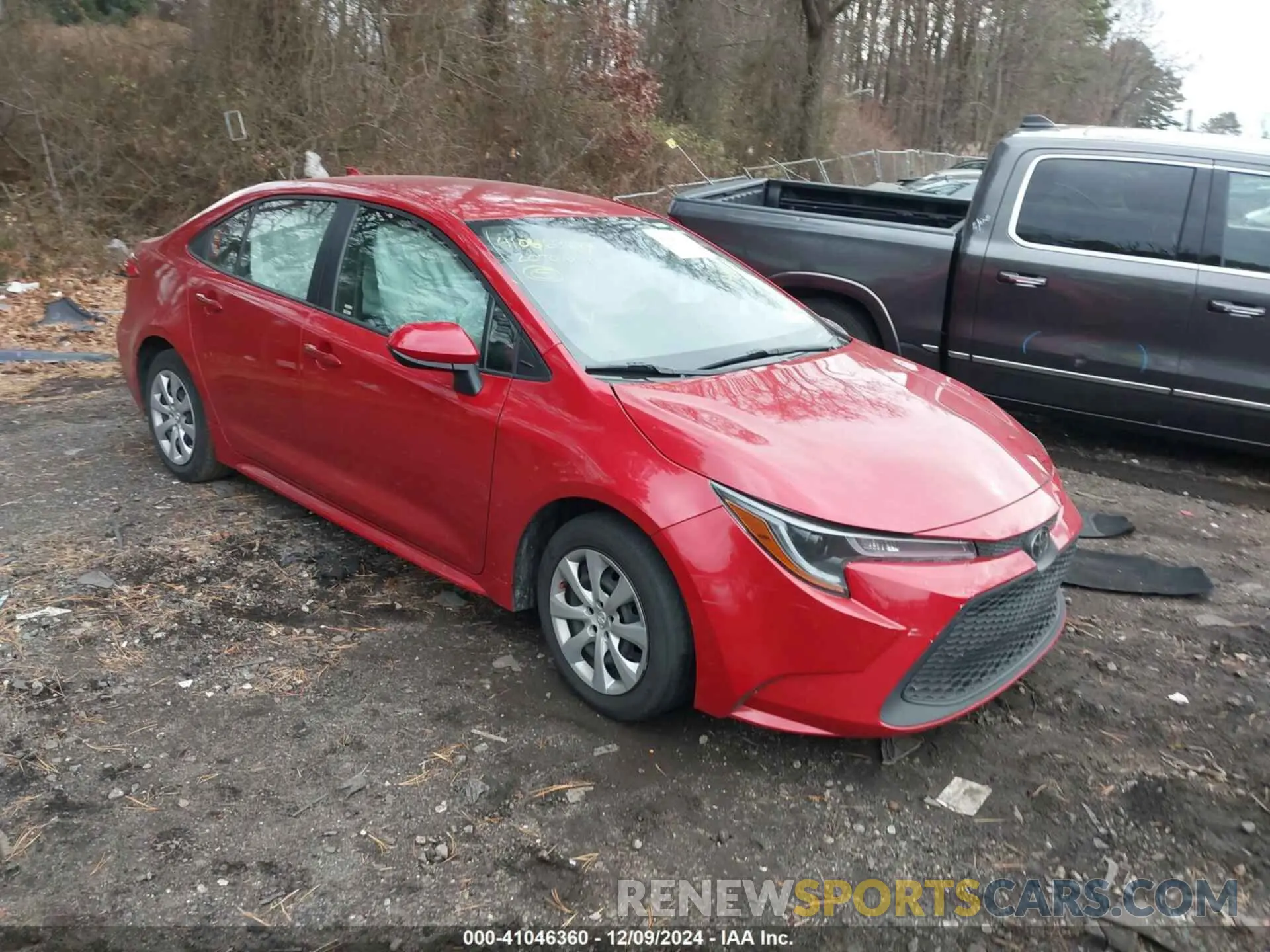 1 fotografías del automóvil dañado JTDEPRAE8LJ089380 TOYOTA COROLLA 2020