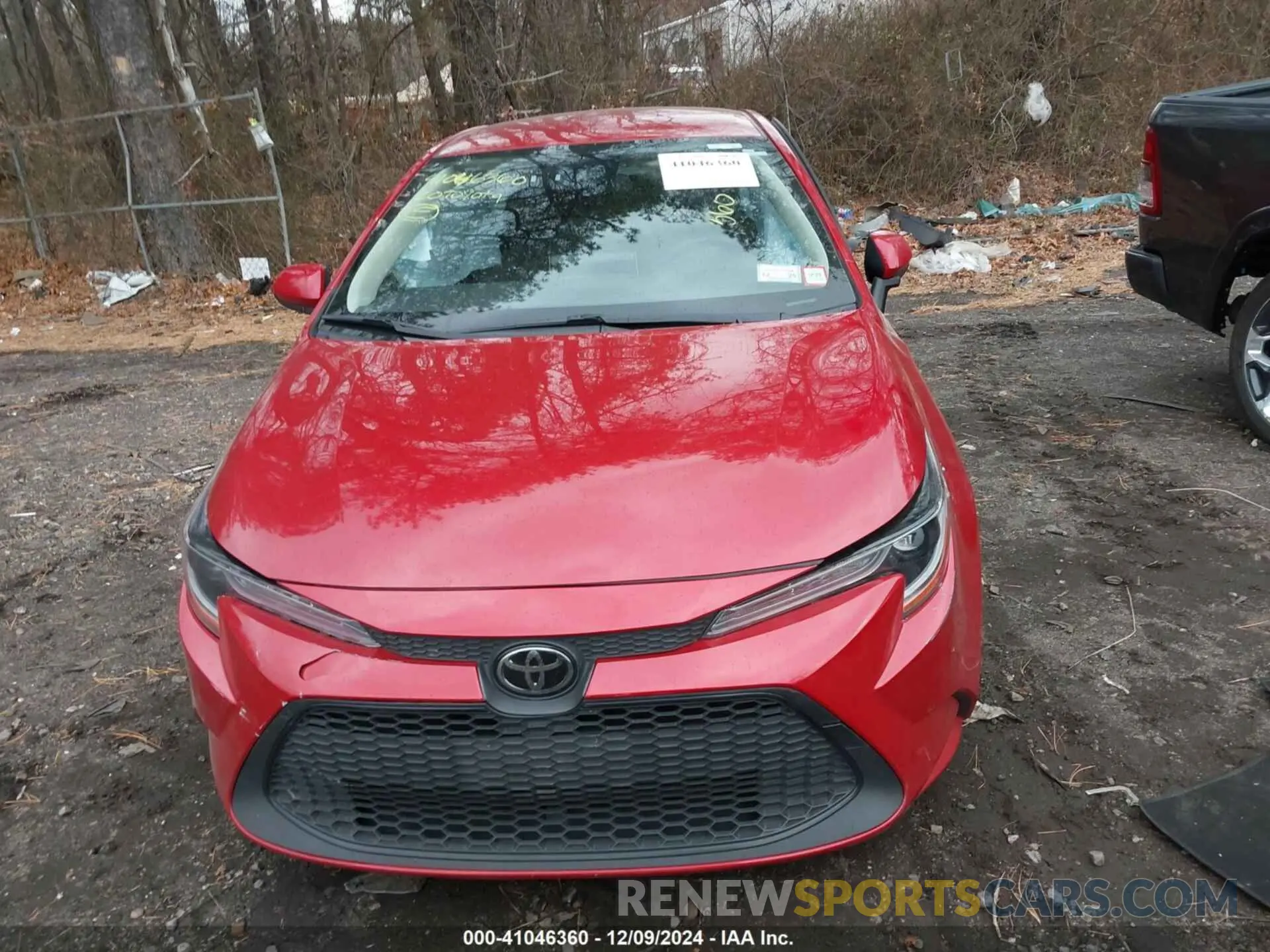12 fotografías del automóvil dañado JTDEPRAE8LJ089380 TOYOTA COROLLA 2020