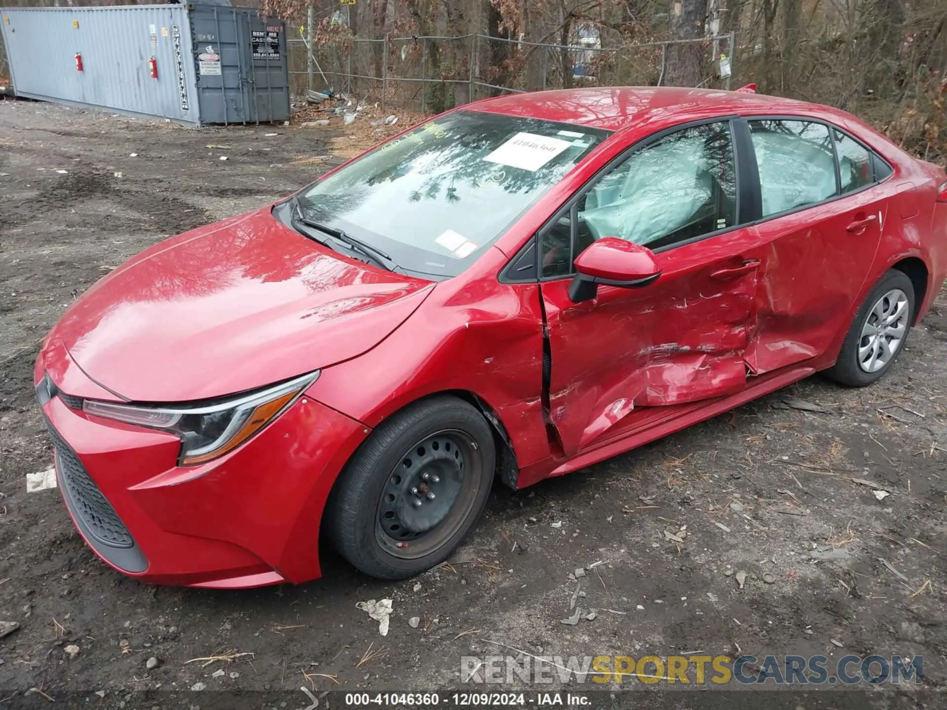 6 fotografías del automóvil dañado JTDEPRAE8LJ089380 TOYOTA COROLLA 2020