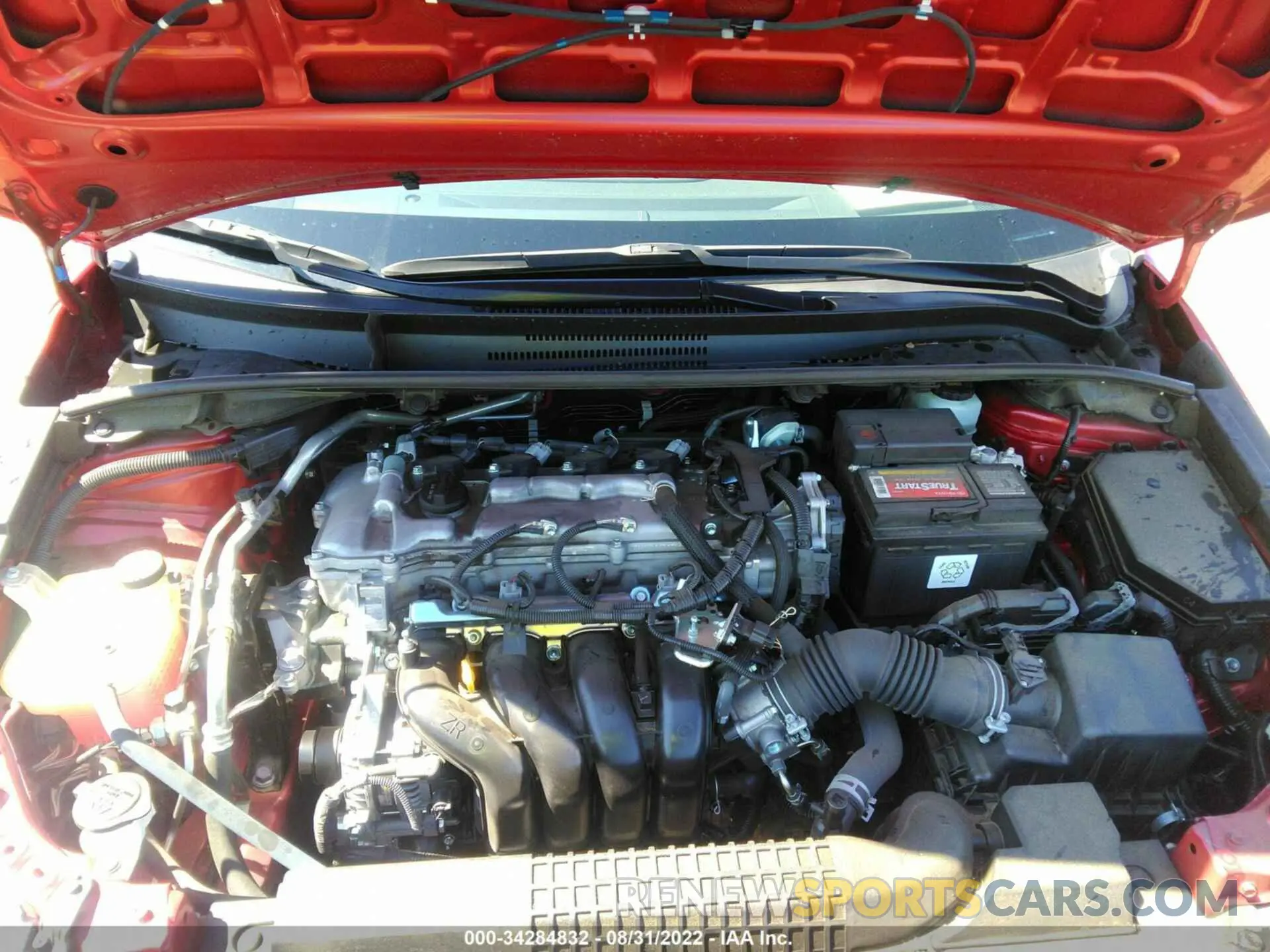 10 fotografías del automóvil dañado JTDEPRAE8LJ096345 TOYOTA COROLLA 2020