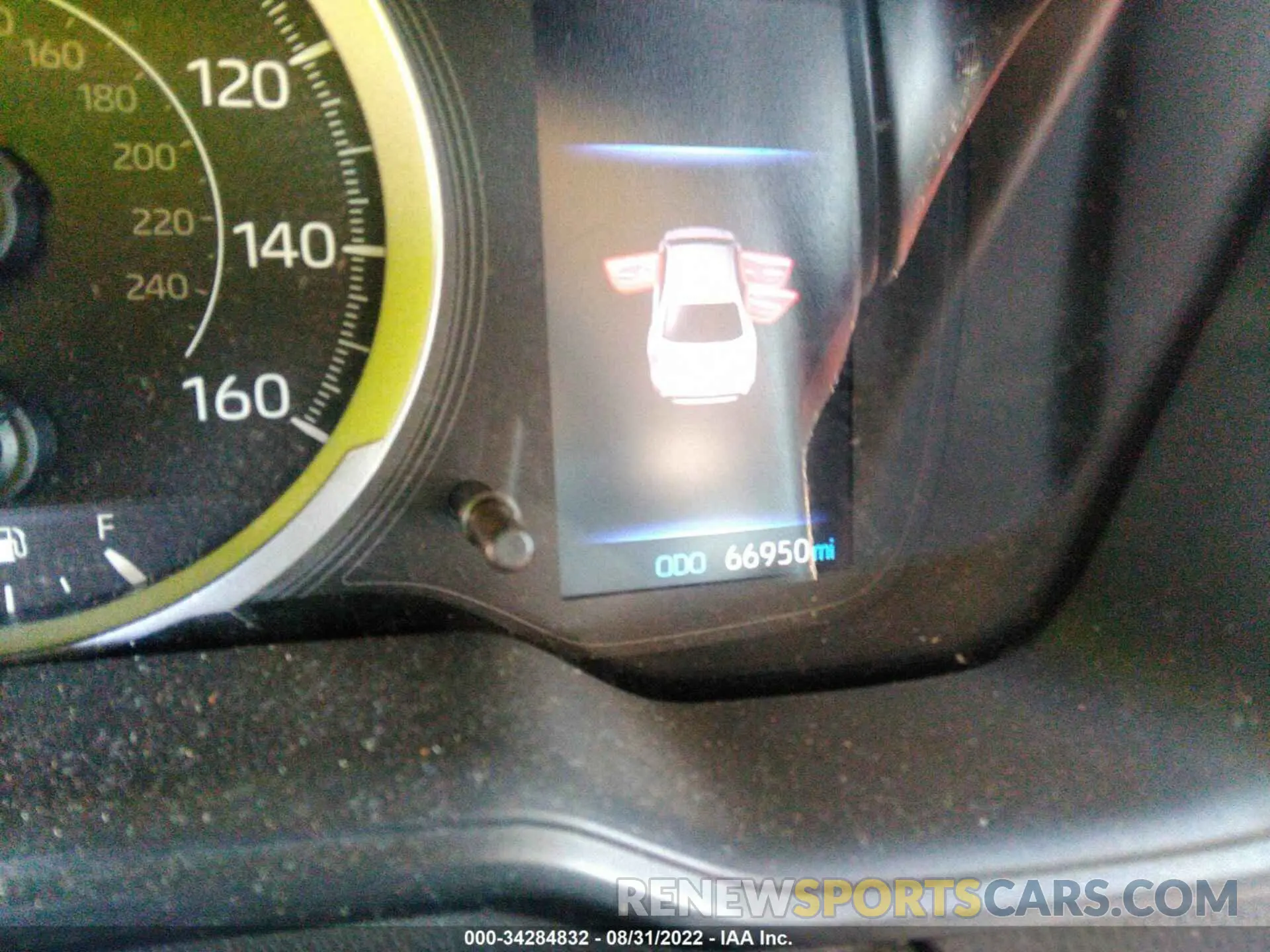 7 fotografías del automóvil dañado JTDEPRAE8LJ096345 TOYOTA COROLLA 2020