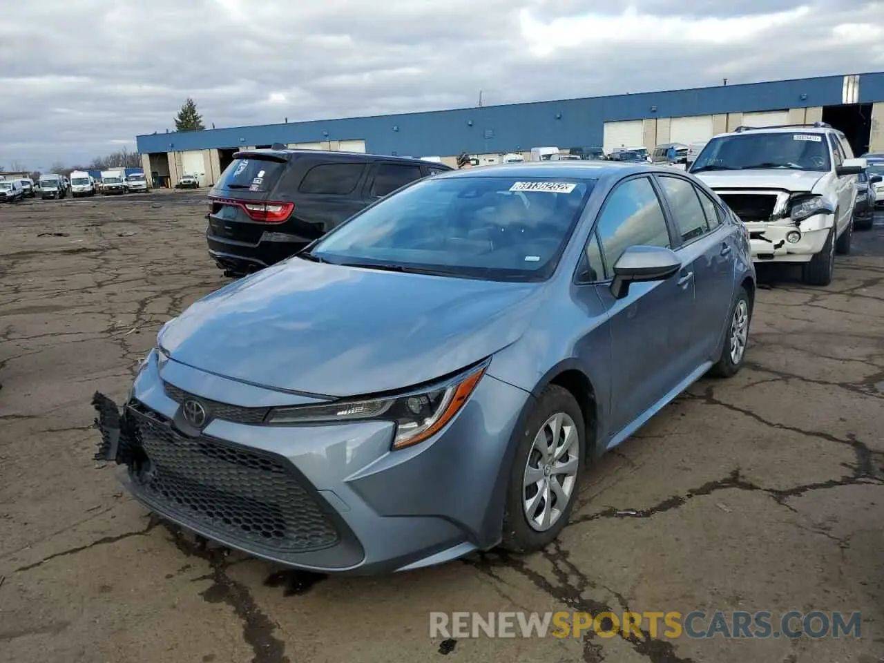 1 fotografías del automóvil dañado JTDEPRAE8LJ099696 TOYOTA COROLLA 2020
