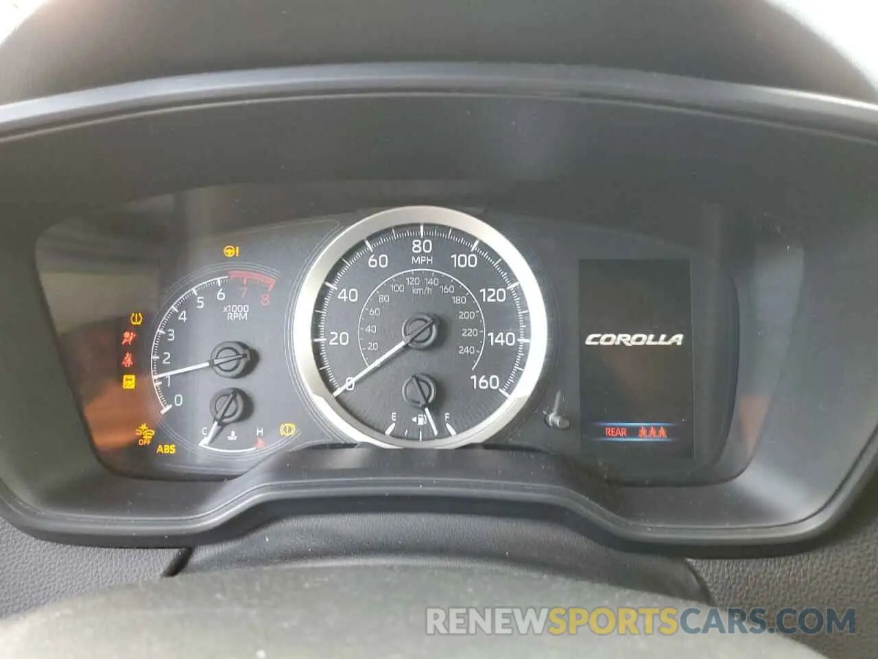 9 fotografías del automóvil dañado JTDEPRAE8LJ099696 TOYOTA COROLLA 2020