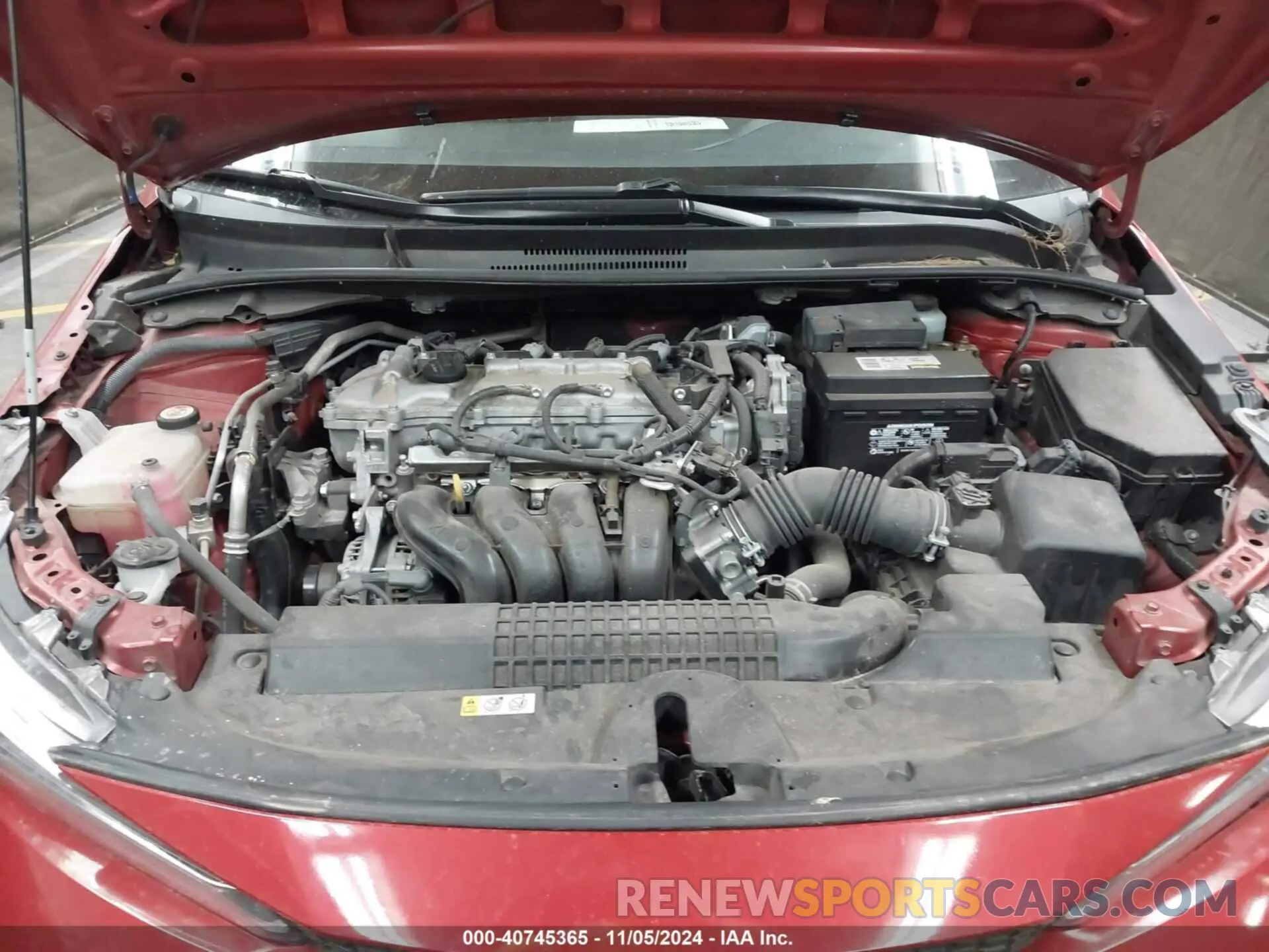 10 fotografías del automóvil dañado JTDEPRAE8LJ102077 TOYOTA COROLLA 2020