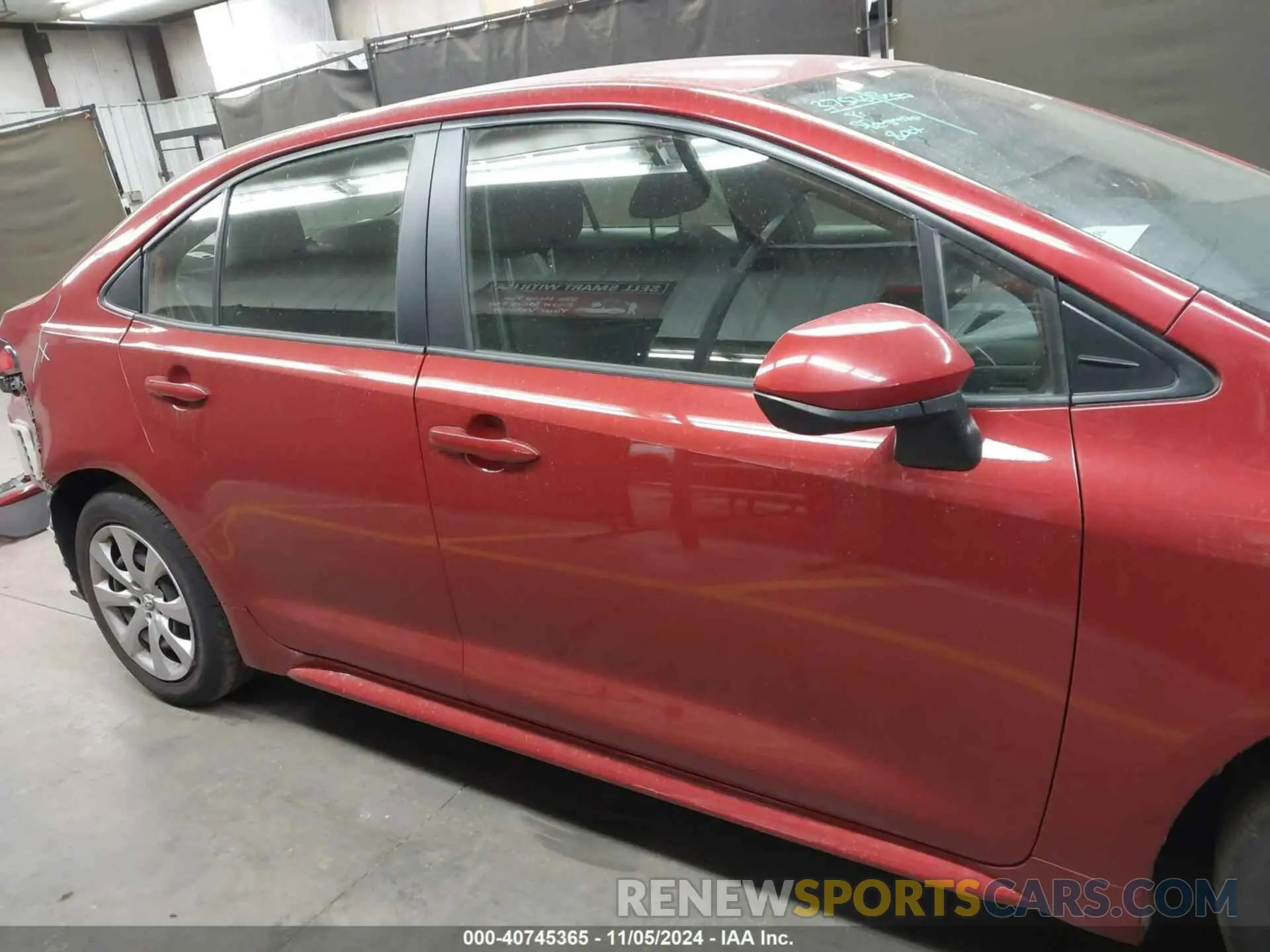 14 fotografías del automóvil dañado JTDEPRAE8LJ102077 TOYOTA COROLLA 2020