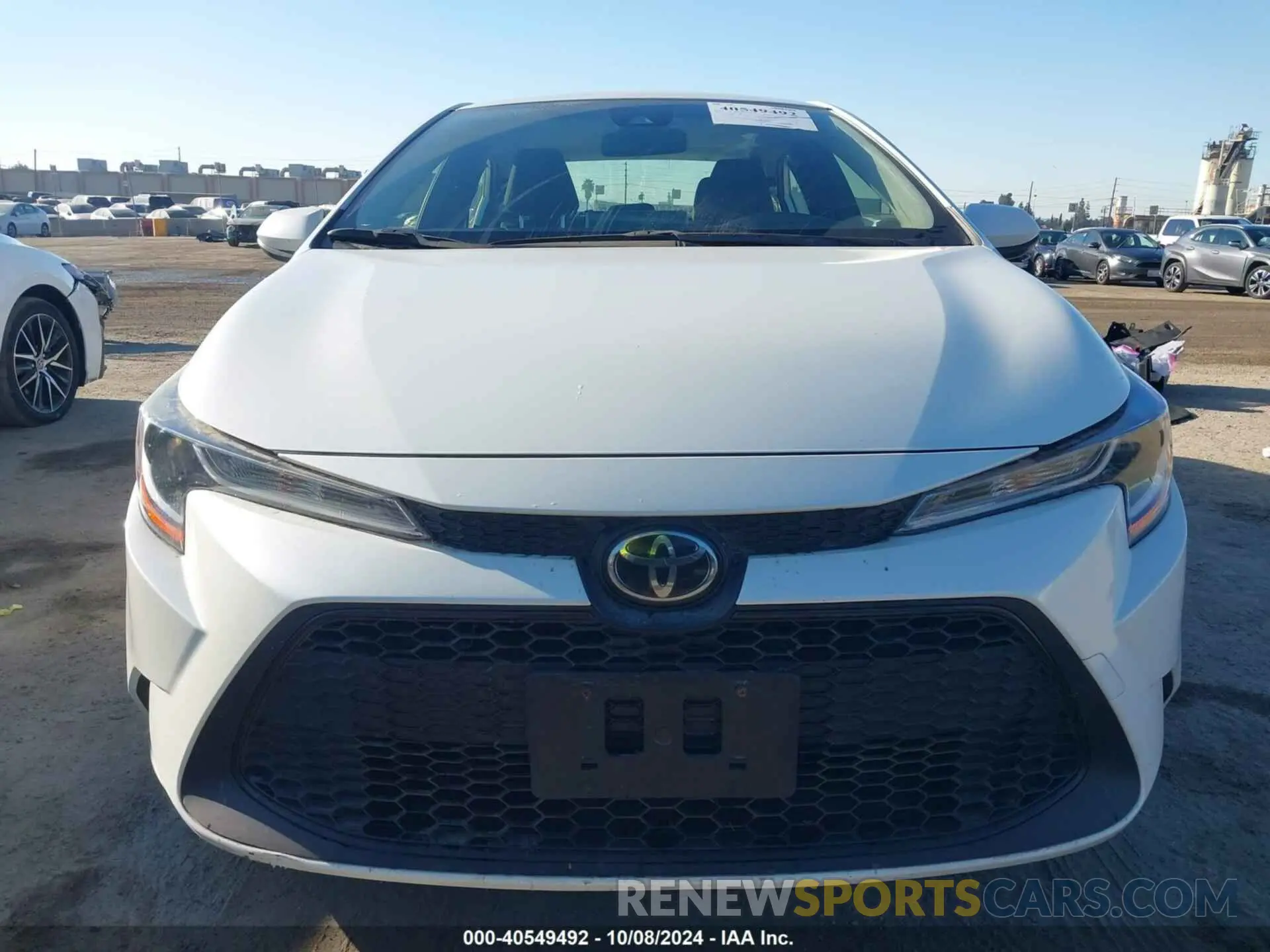 13 fotografías del automóvil dañado JTDEPRAE8LJ103035 TOYOTA COROLLA 2020