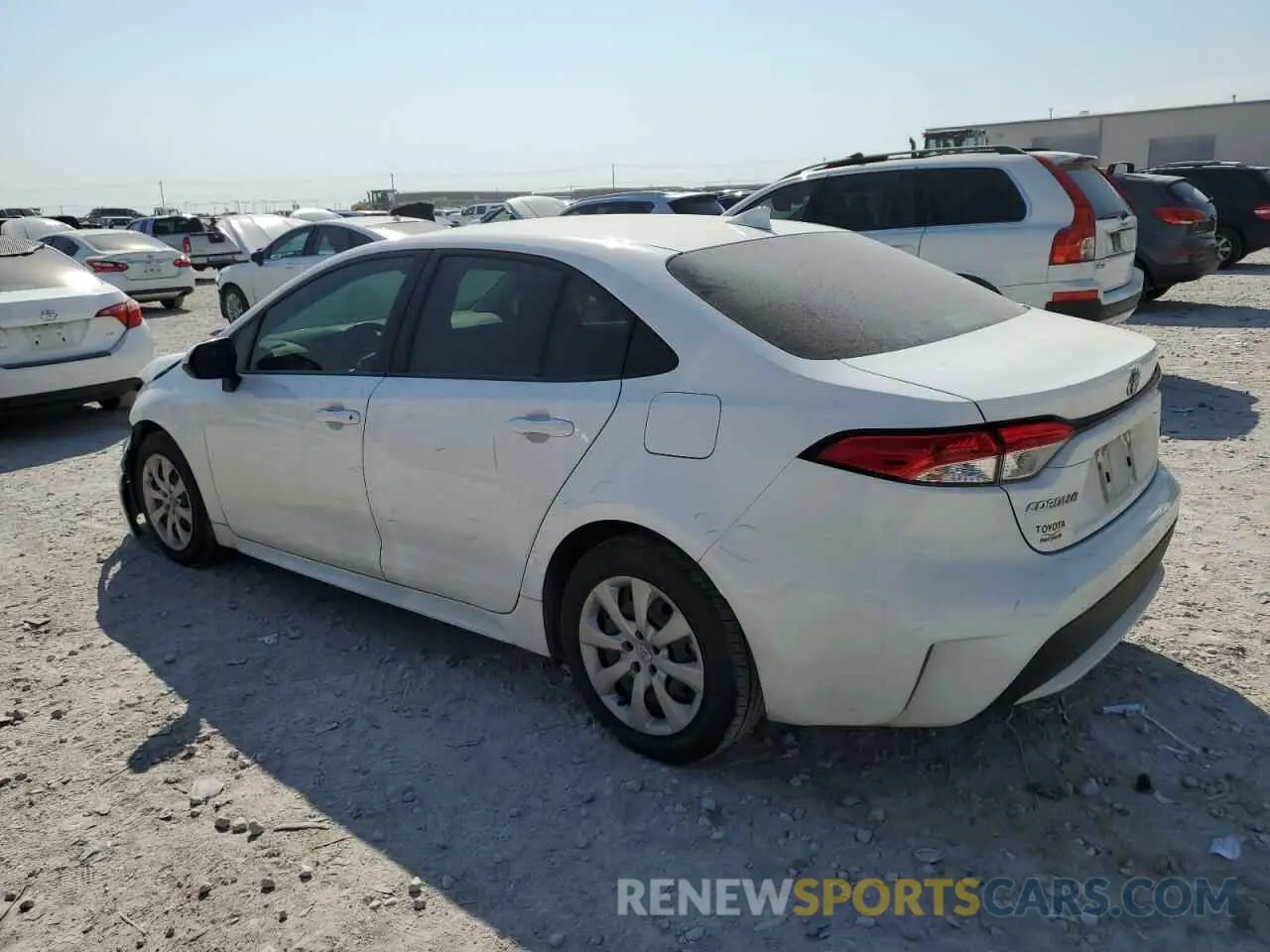 2 fotografías del automóvil dañado JTDEPRAE8LJ106033 TOYOTA COROLLA 2020