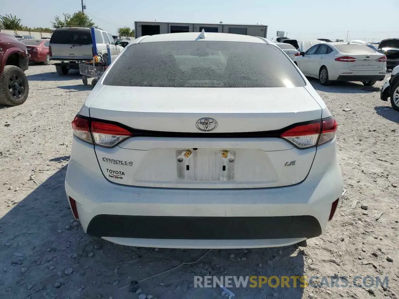 6 fotografías del automóvil dañado JTDEPRAE8LJ106033 TOYOTA COROLLA 2020