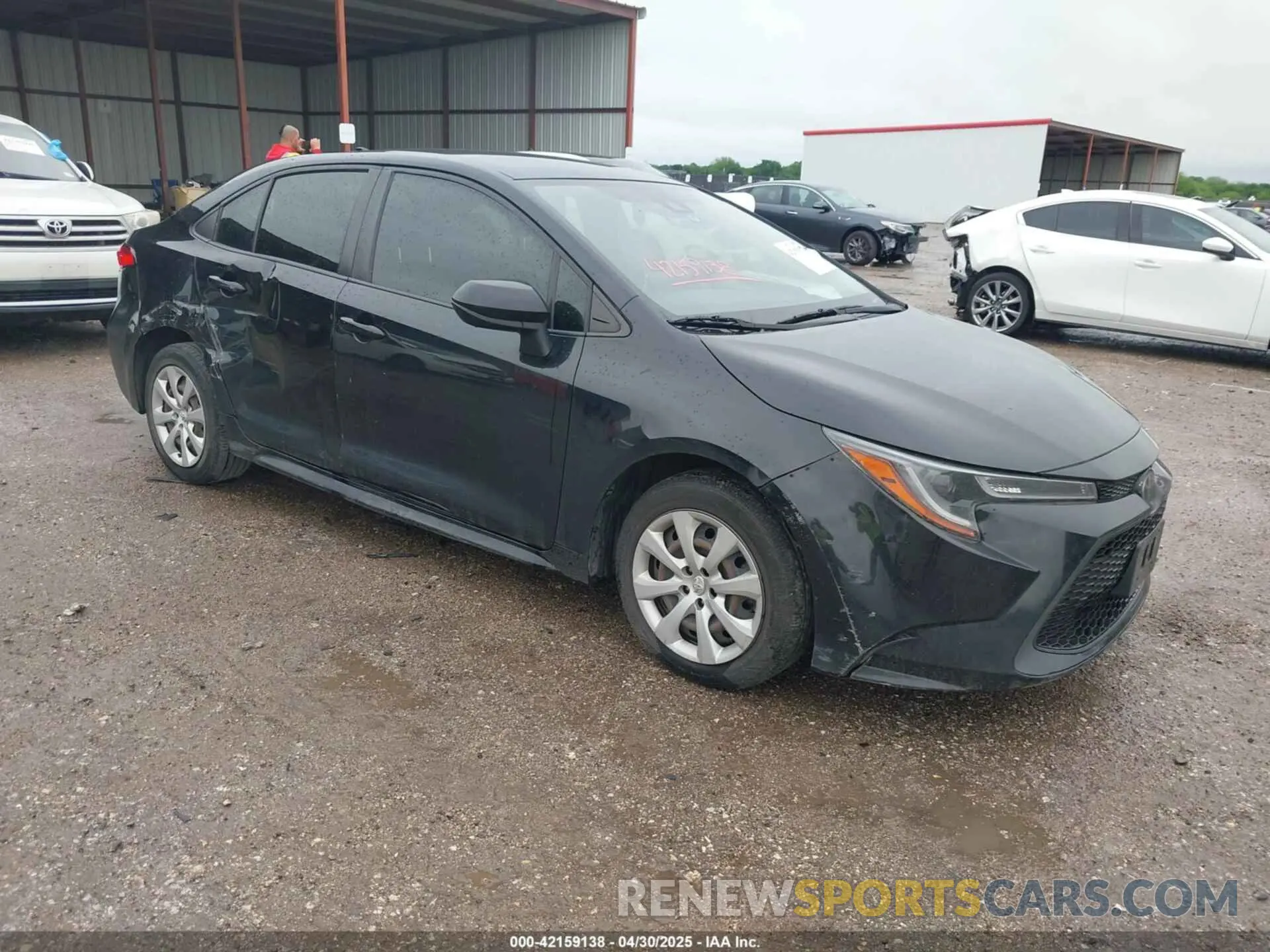 1 fotografías del automóvil dañado JTDEPRAE8LJ106422 TOYOTA COROLLA 2020
