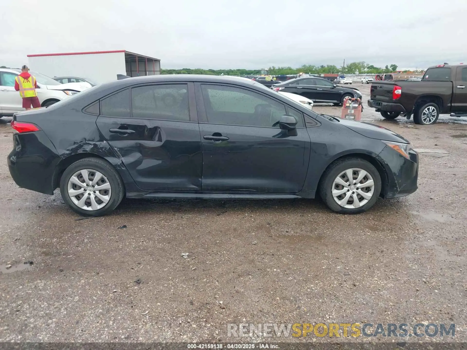 13 fotografías del automóvil dañado JTDEPRAE8LJ106422 TOYOTA COROLLA 2020