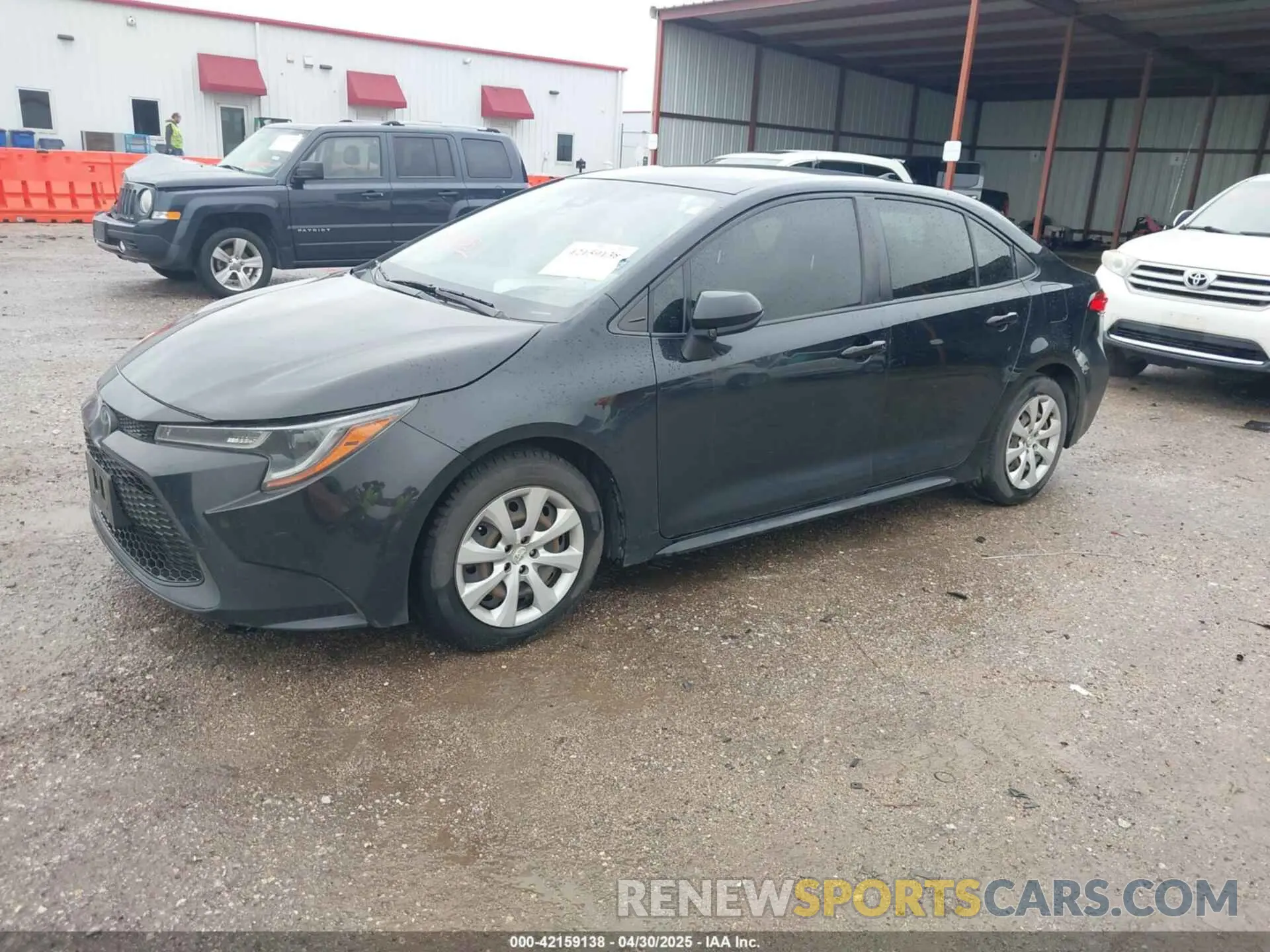 2 fotografías del automóvil dañado JTDEPRAE8LJ106422 TOYOTA COROLLA 2020