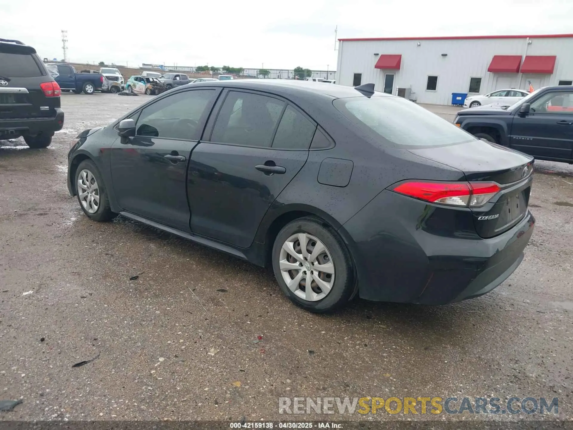 3 fotografías del automóvil dañado JTDEPRAE8LJ106422 TOYOTA COROLLA 2020