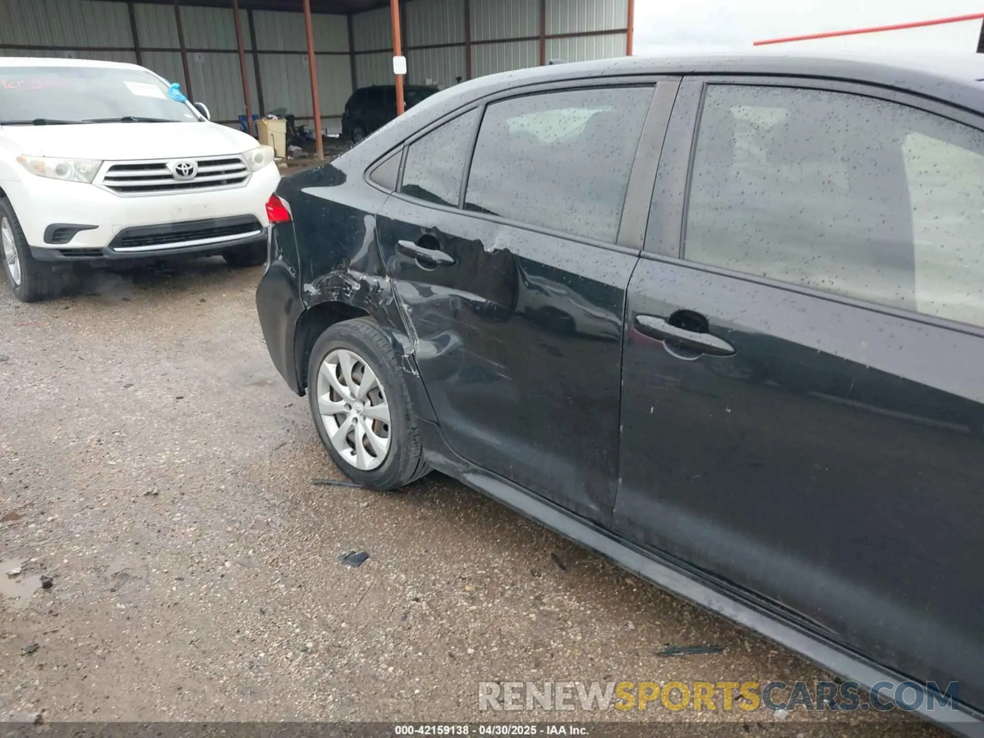 6 fotografías del automóvil dañado JTDEPRAE8LJ106422 TOYOTA COROLLA 2020