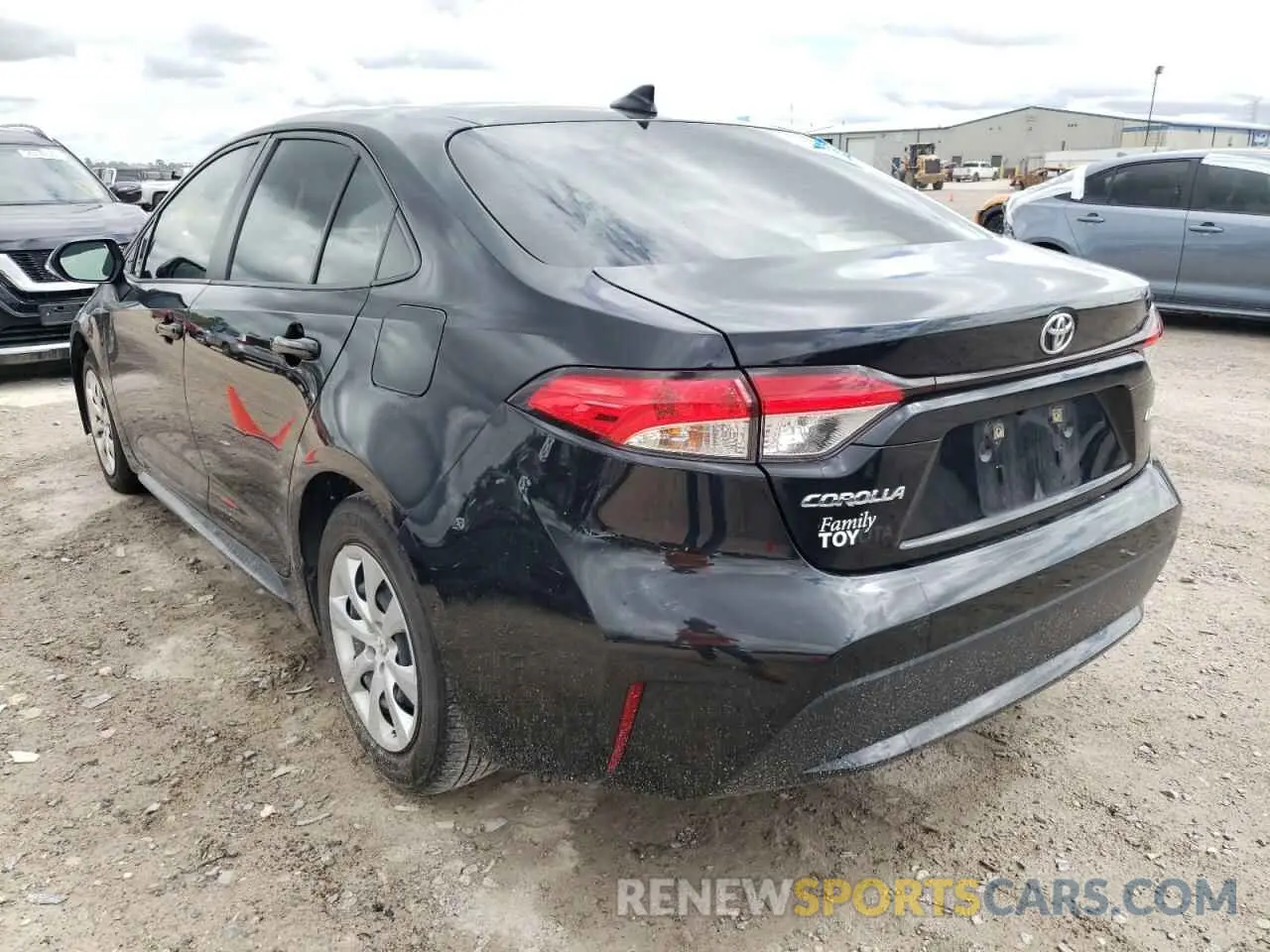 3 fotografías del automóvil dañado JTDEPRAE8LJ110535 TOYOTA COROLLA 2020