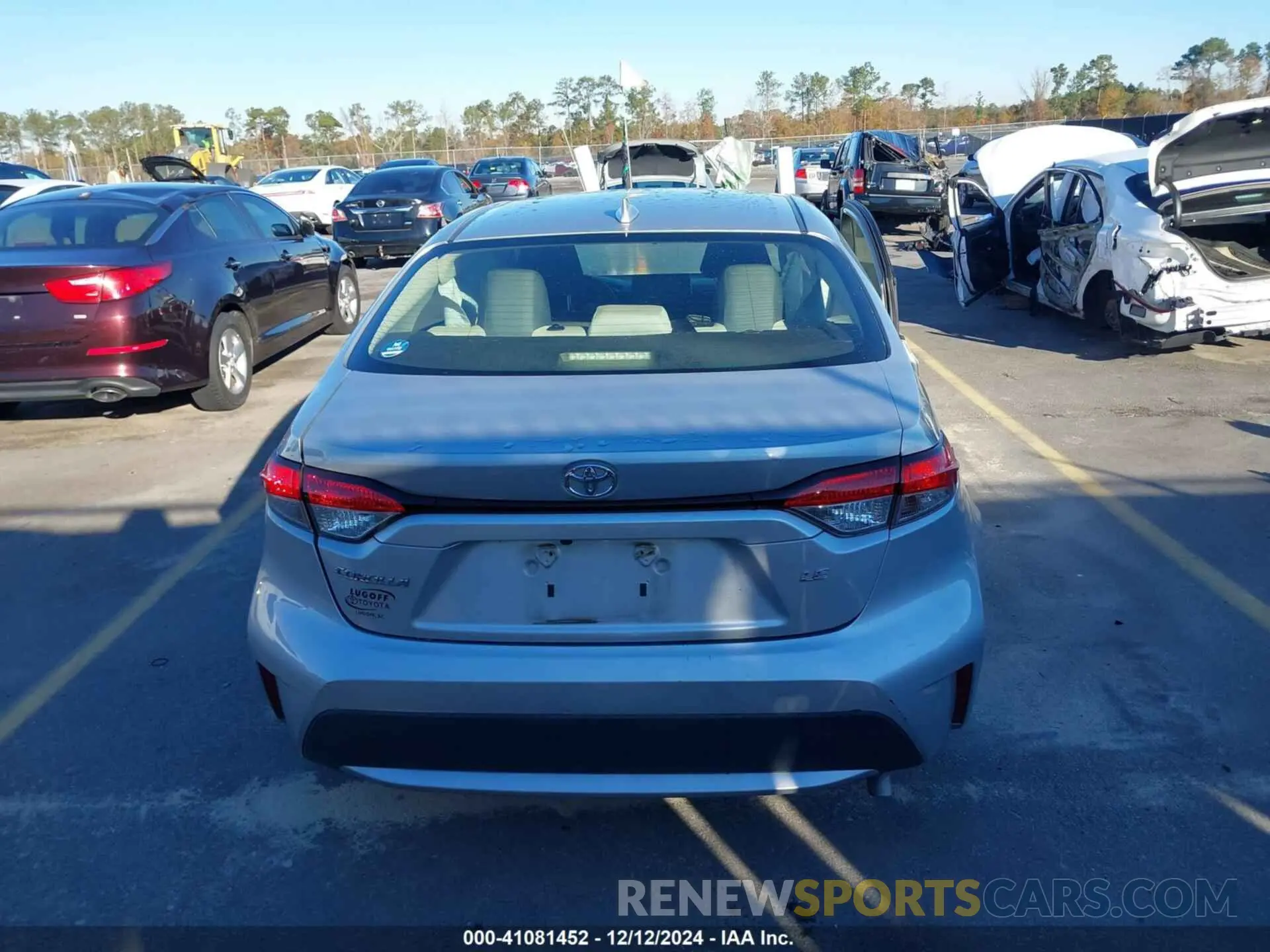 16 fotografías del automóvil dañado JTDEPRAE9LJ002277 TOYOTA COROLLA 2020