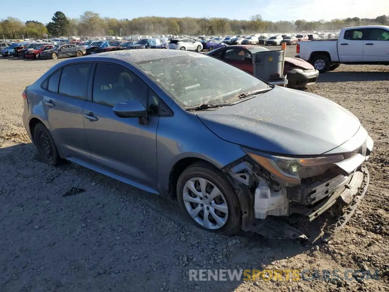 4 fotografías del automóvil dañado JTDEPRAE9LJ006376 TOYOTA COROLLA 2020