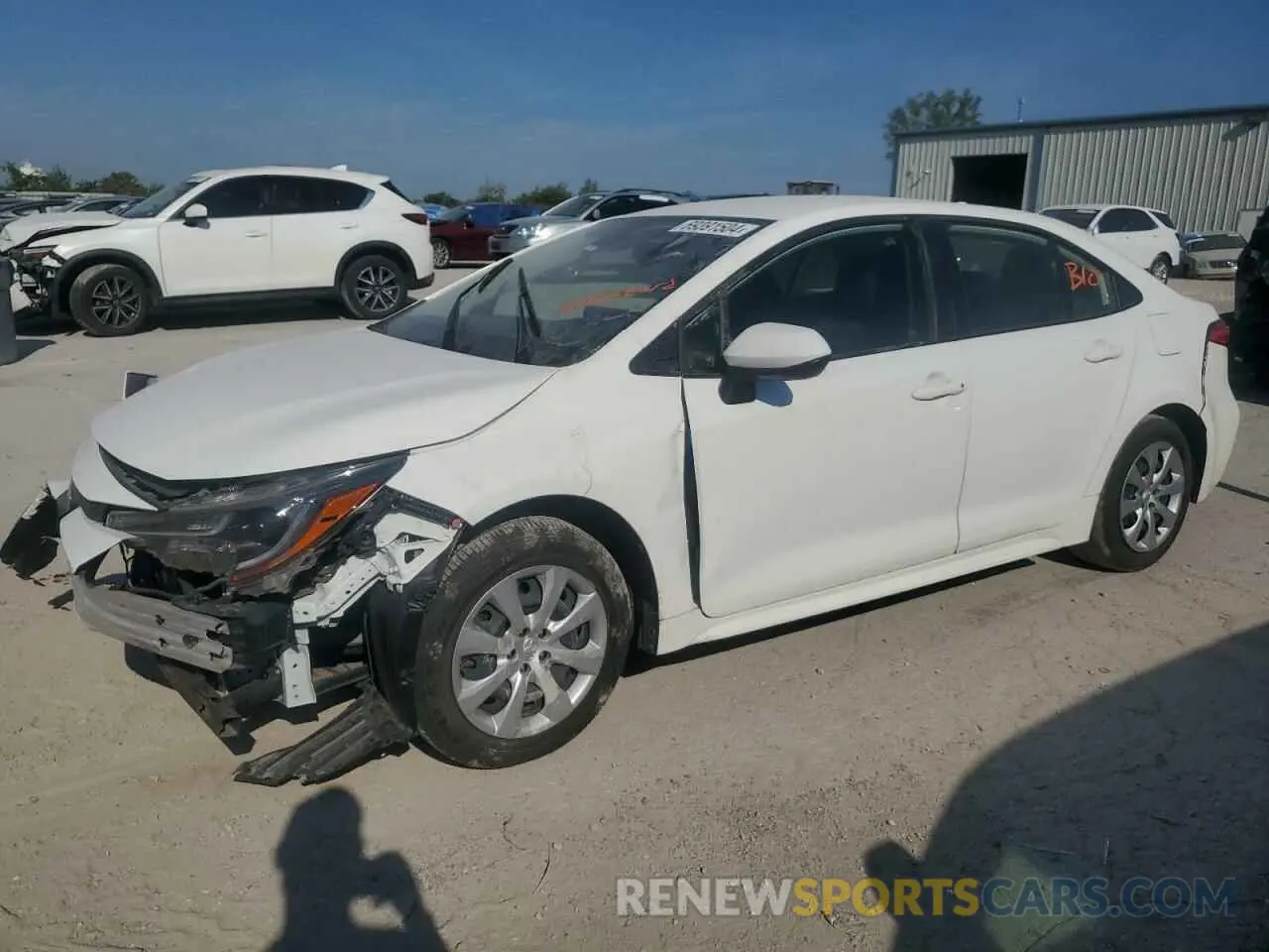 1 fotografías del automóvil dañado JTDEPRAE9LJ008547 TOYOTA COROLLA 2020