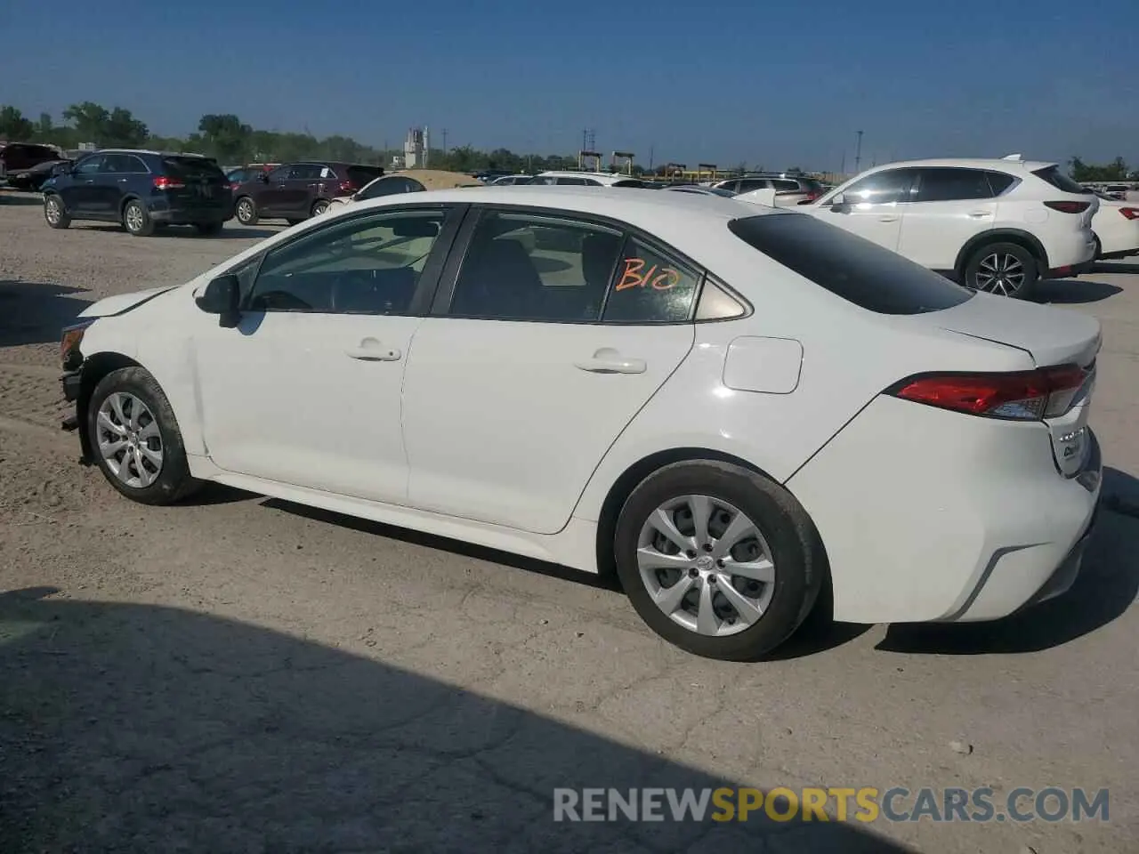2 fotografías del automóvil dañado JTDEPRAE9LJ008547 TOYOTA COROLLA 2020