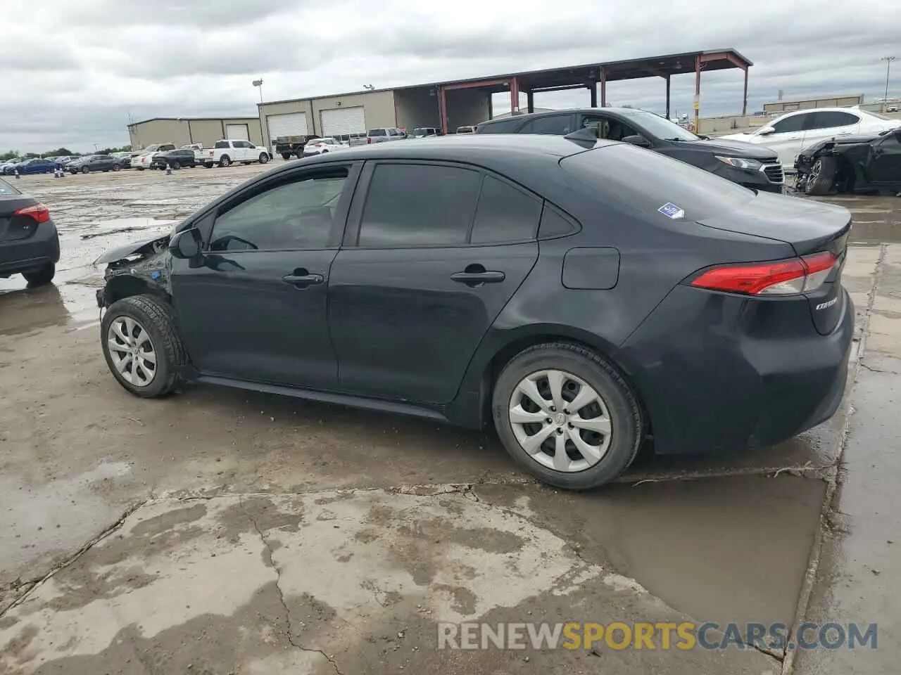 2 fotografías del automóvil dañado JTDEPRAE9LJ022531 TOYOTA COROLLA 2020