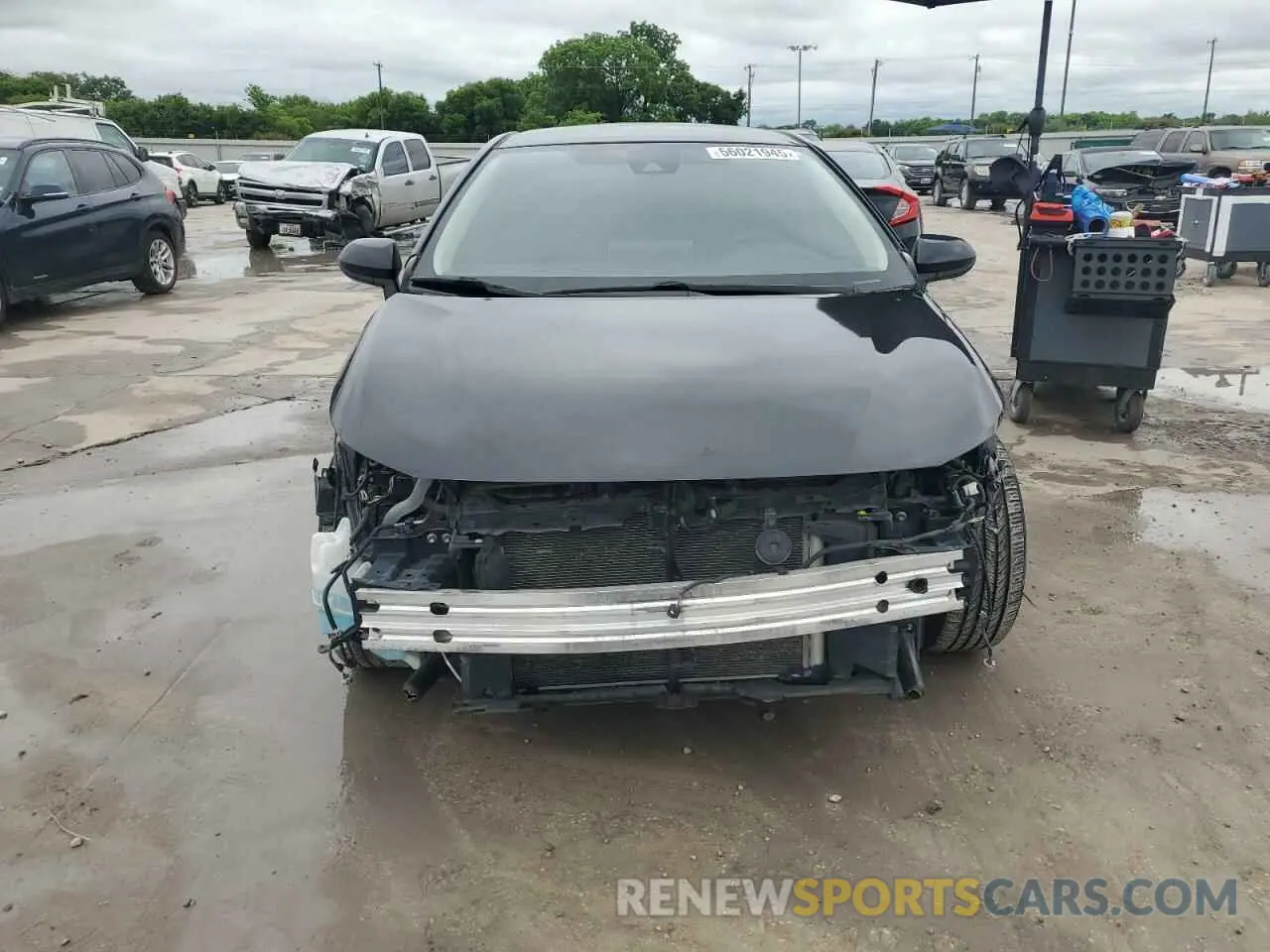 5 fotografías del automóvil dañado JTDEPRAE9LJ022531 TOYOTA COROLLA 2020