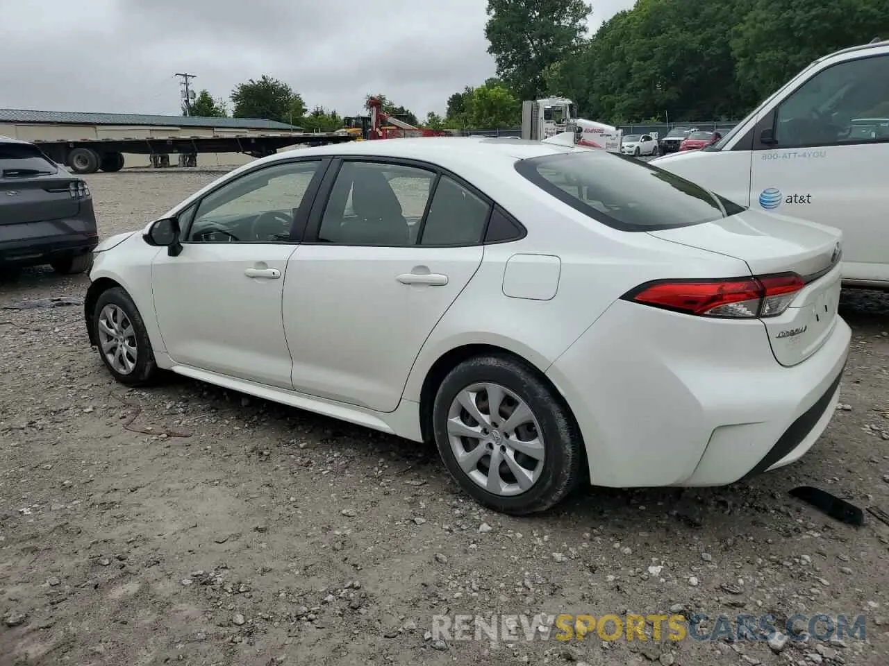 2 fotografías del automóvil dañado JTDEPRAE9LJ037076 TOYOTA COROLLA 2020