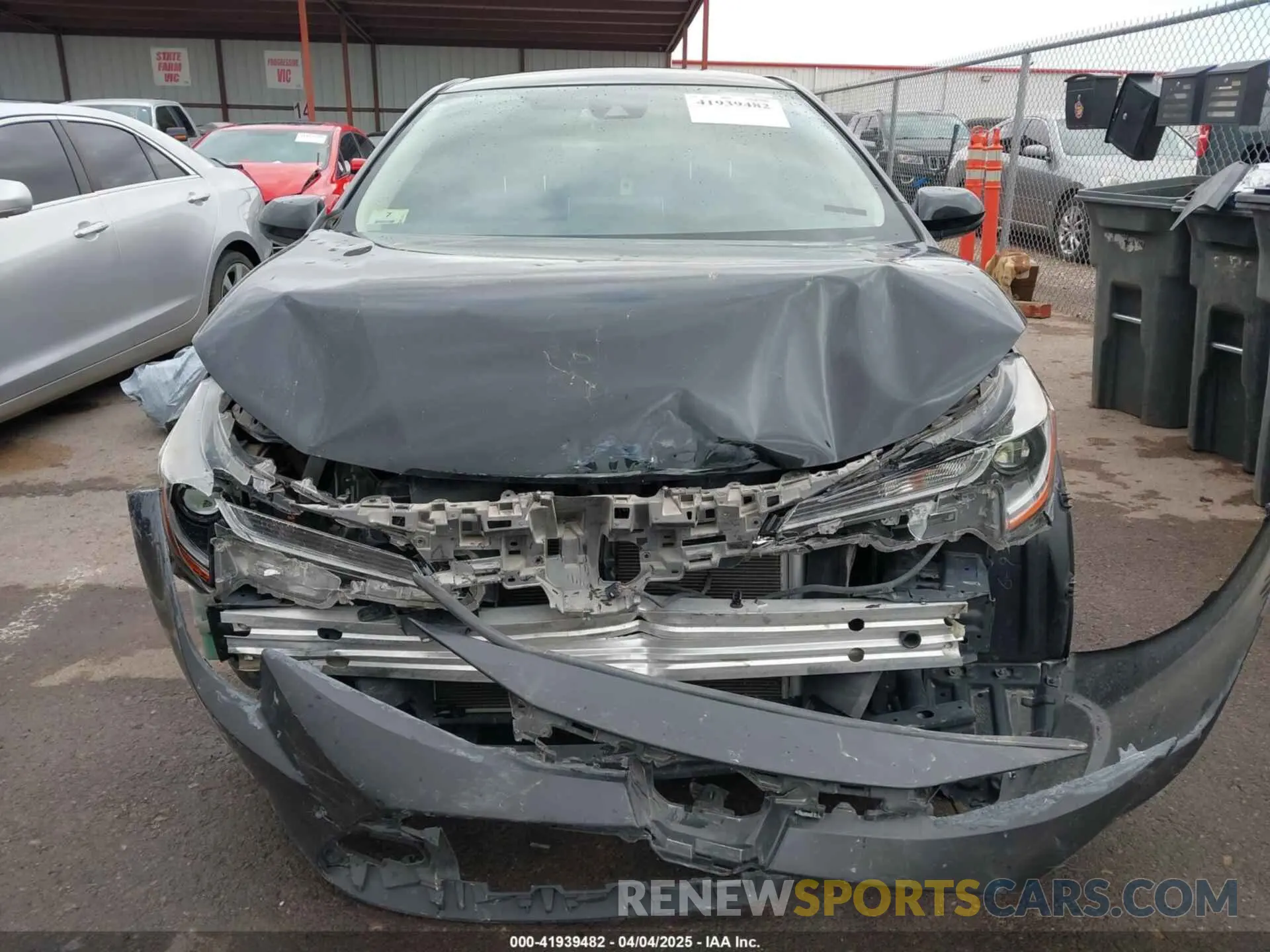12 fotografías del automóvil dañado JTDEPRAE9LJ041919 TOYOTA COROLLA 2020