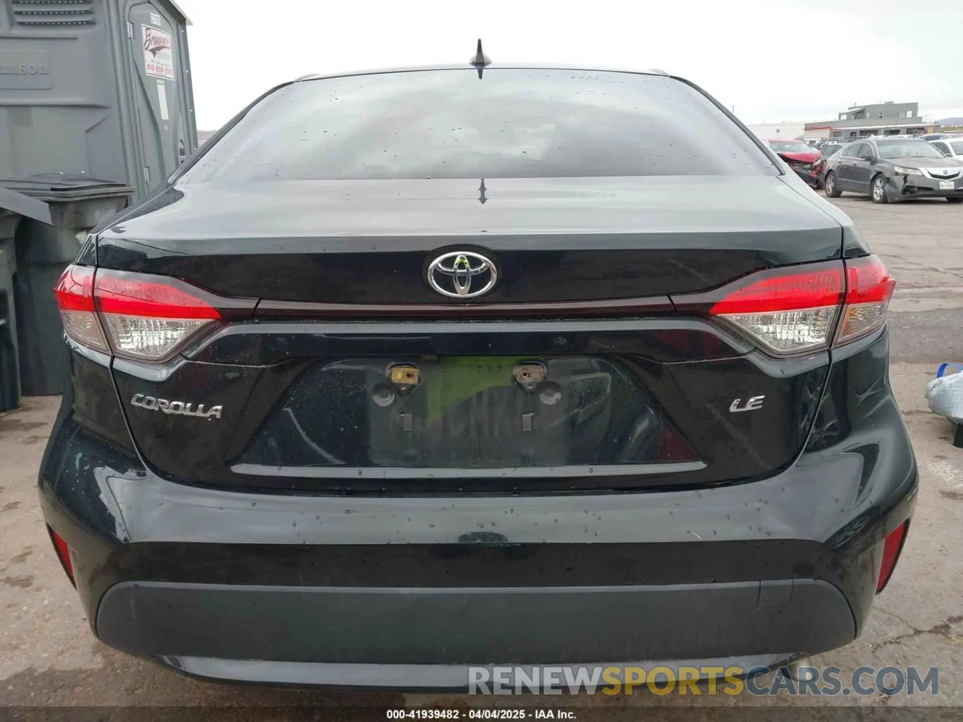 16 fotografías del automóvil dañado JTDEPRAE9LJ041919 TOYOTA COROLLA 2020