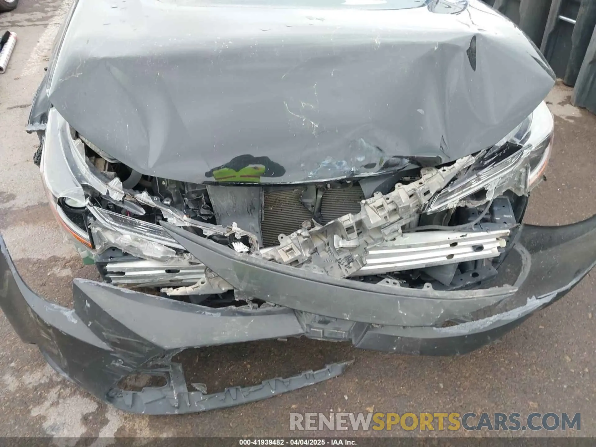 6 fotografías del automóvil dañado JTDEPRAE9LJ041919 TOYOTA COROLLA 2020