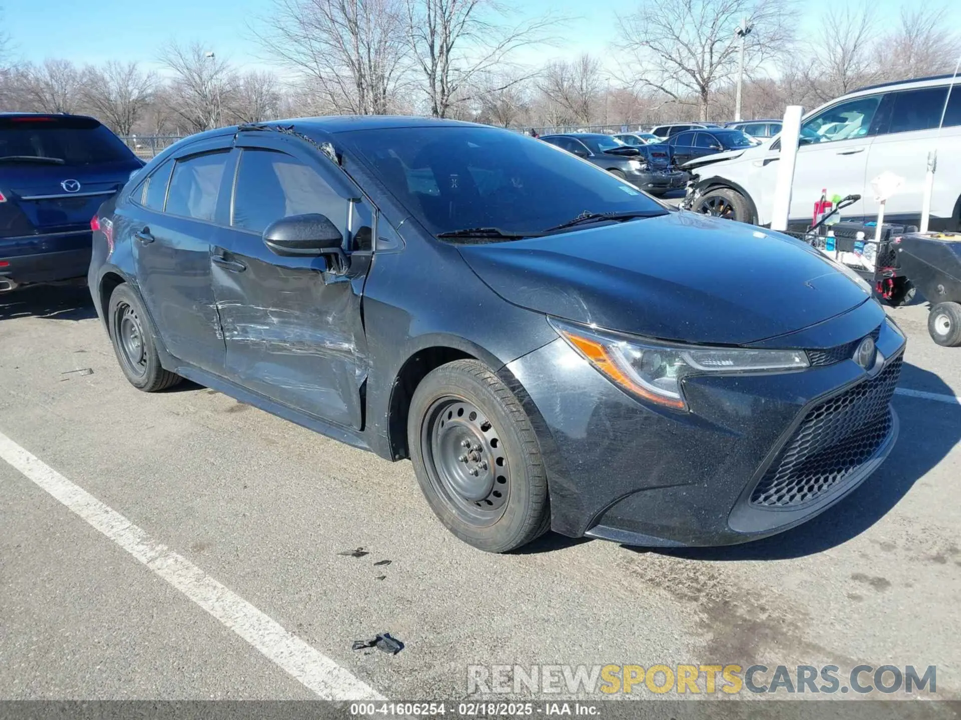 1 fotografías del automóvil dañado JTDEPRAE9LJ042357 TOYOTA COROLLA 2020