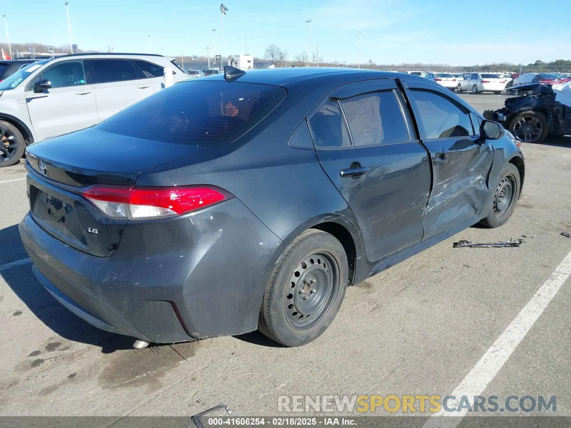 4 fotografías del automóvil dañado JTDEPRAE9LJ042357 TOYOTA COROLLA 2020