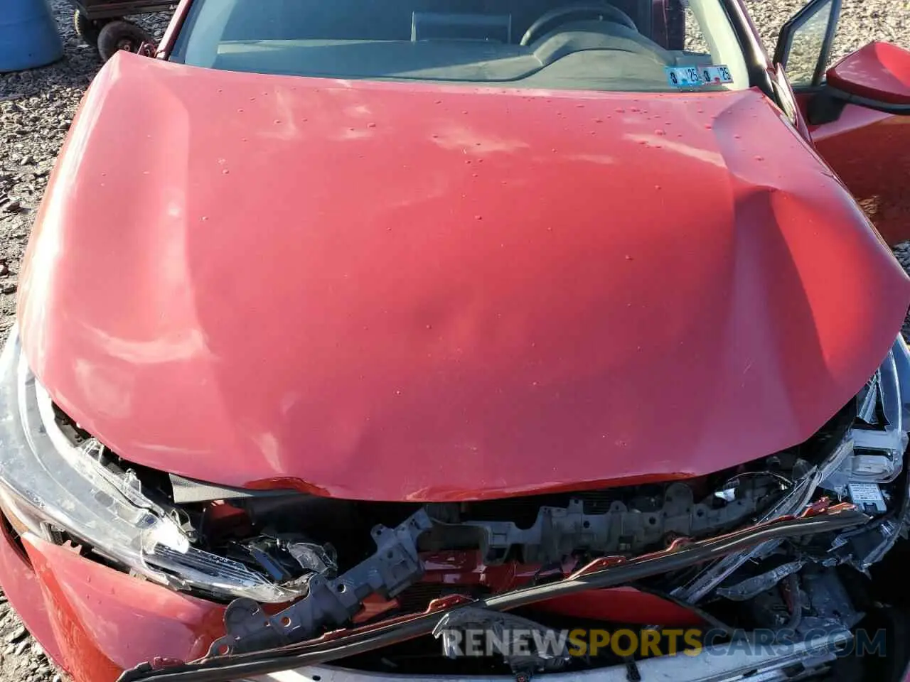 11 fotografías del automóvil dañado JTDEPRAE9LJ043959 TOYOTA COROLLA 2020