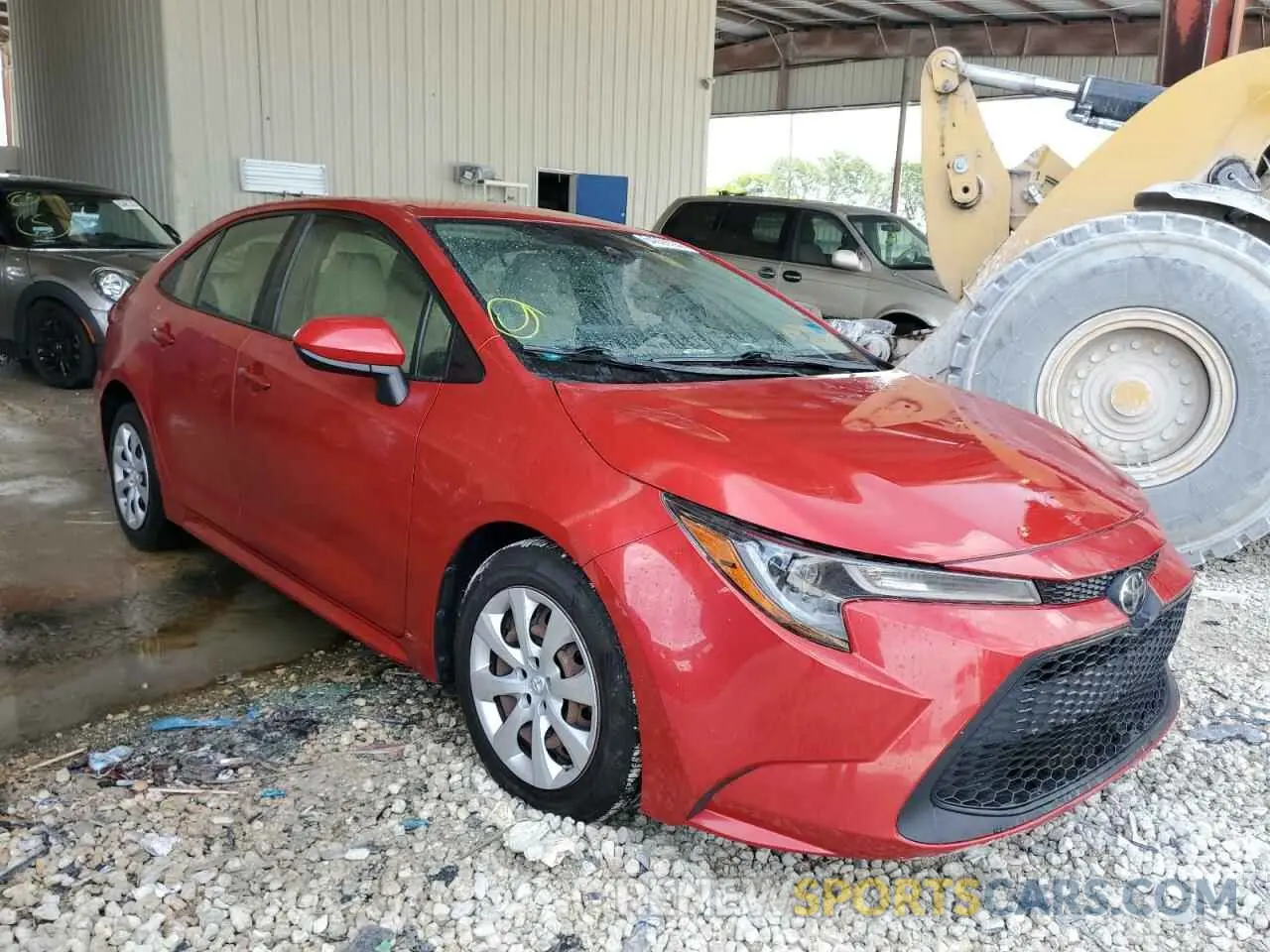 1 fotografías del automóvil dañado JTDEPRAE9LJ044254 TOYOTA COROLLA 2020