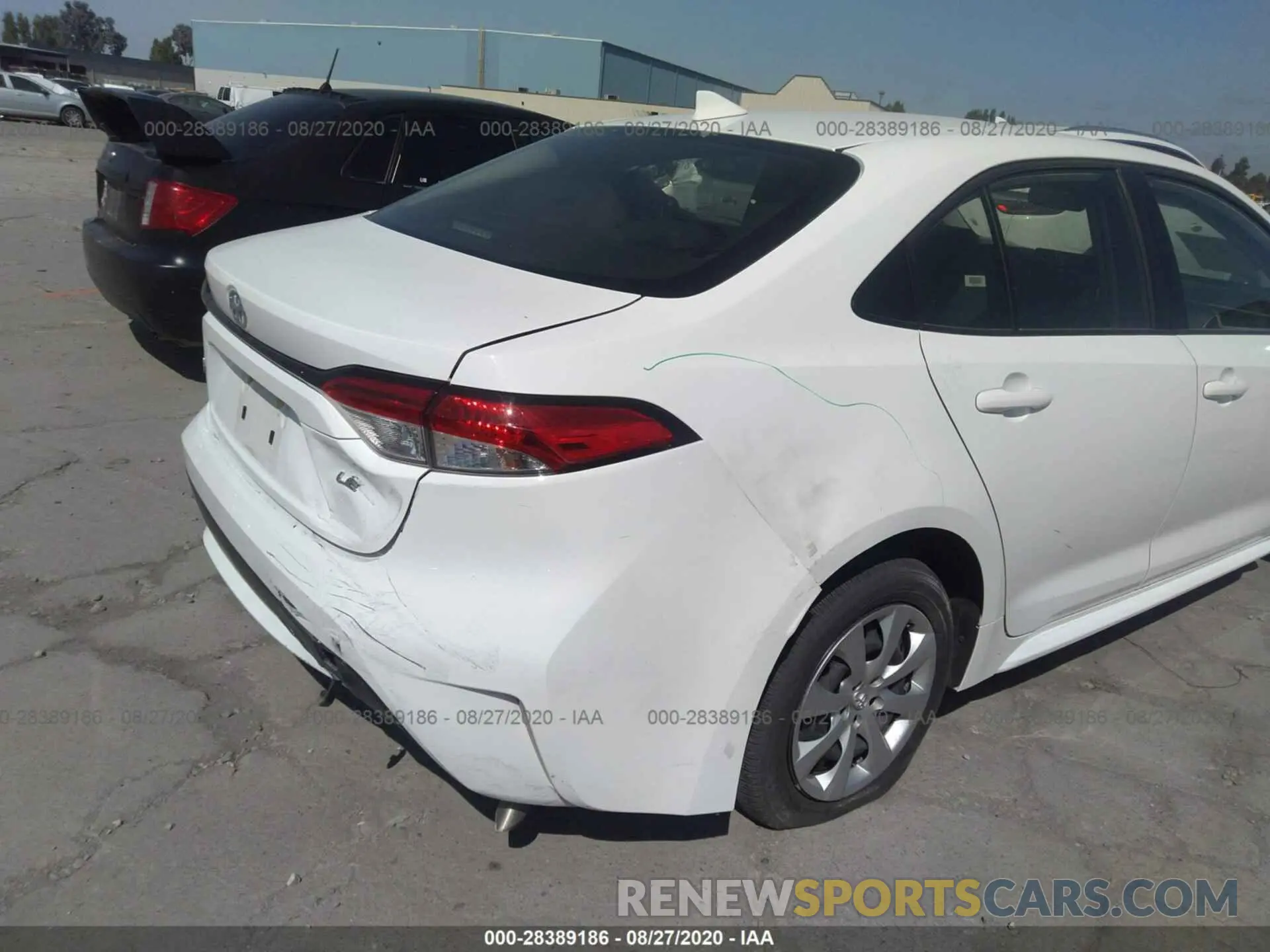 6 fotografías del automóvil dañado JTDEPRAE9LJ046005 TOYOTA COROLLA 2020
