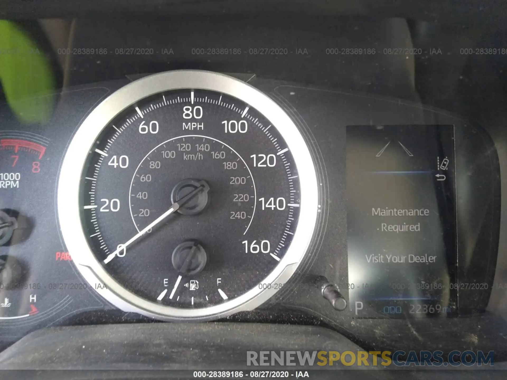7 fotografías del automóvil dañado JTDEPRAE9LJ046005 TOYOTA COROLLA 2020