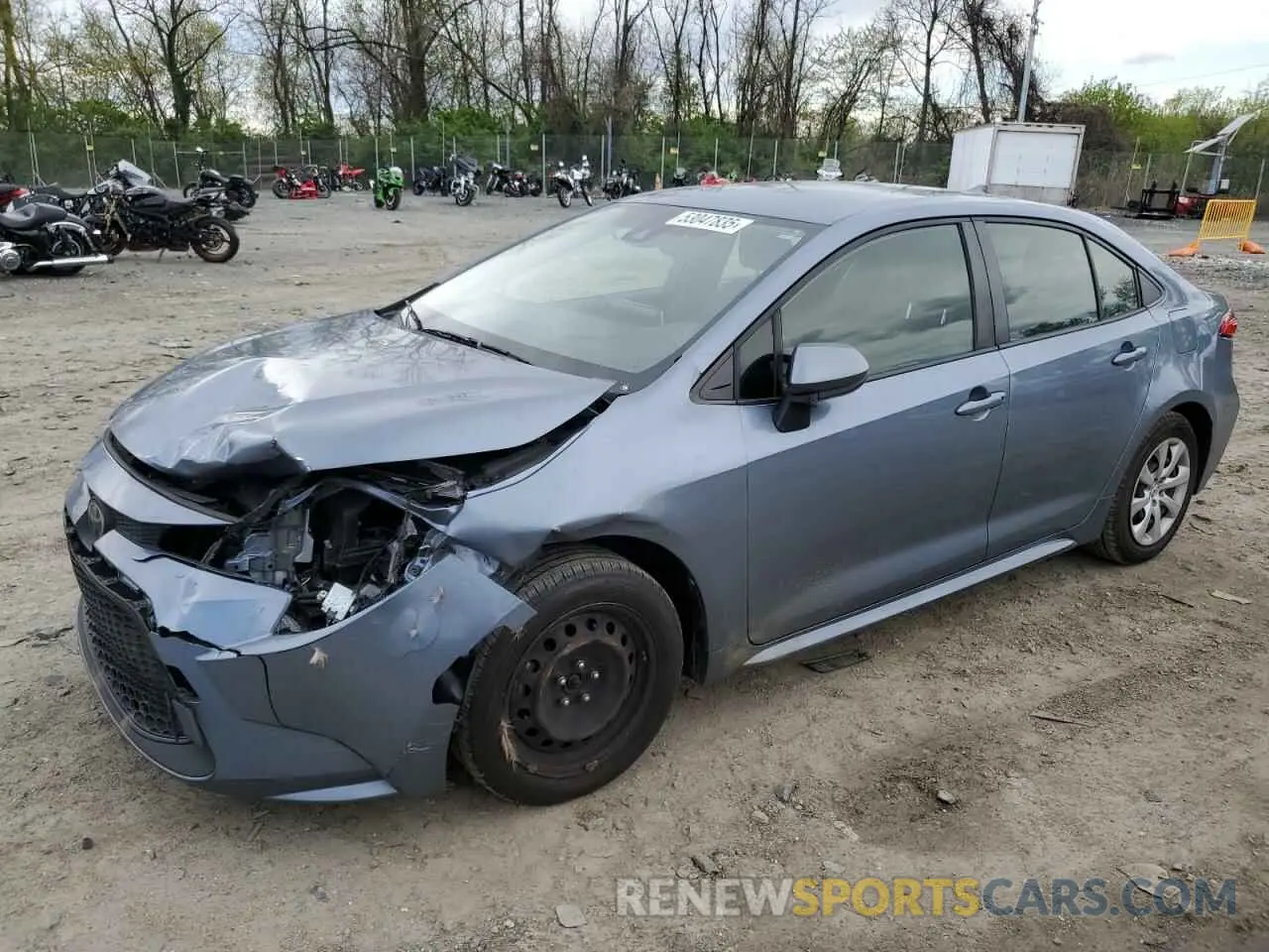 1 fotografías del automóvil dañado JTDEPRAE9LJ047610 TOYOTA COROLLA 2020