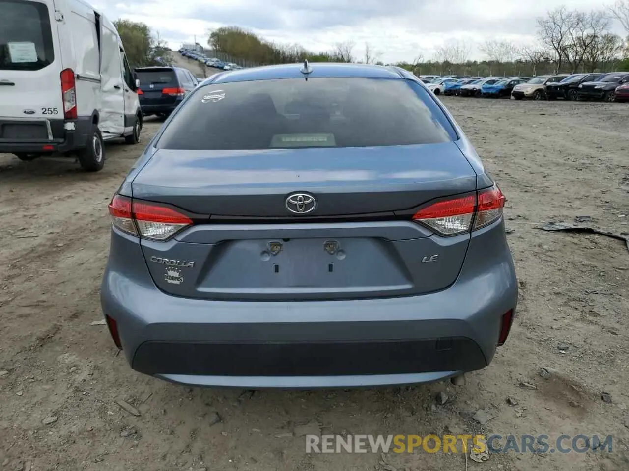 6 fotografías del automóvil dañado JTDEPRAE9LJ047610 TOYOTA COROLLA 2020