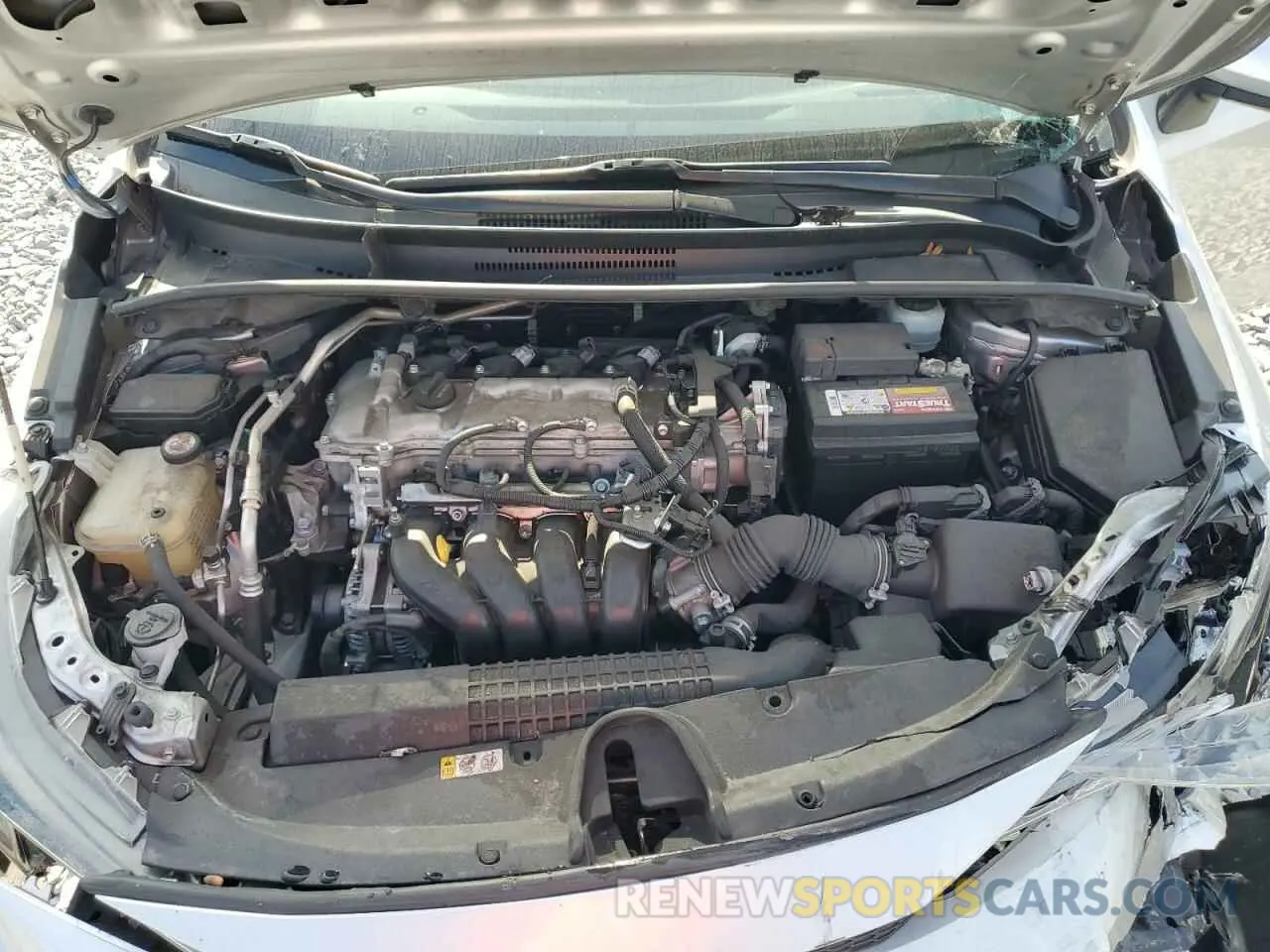 11 fotografías del automóvil dañado JTDEPRAE9LJ048563 TOYOTA COROLLA 2020